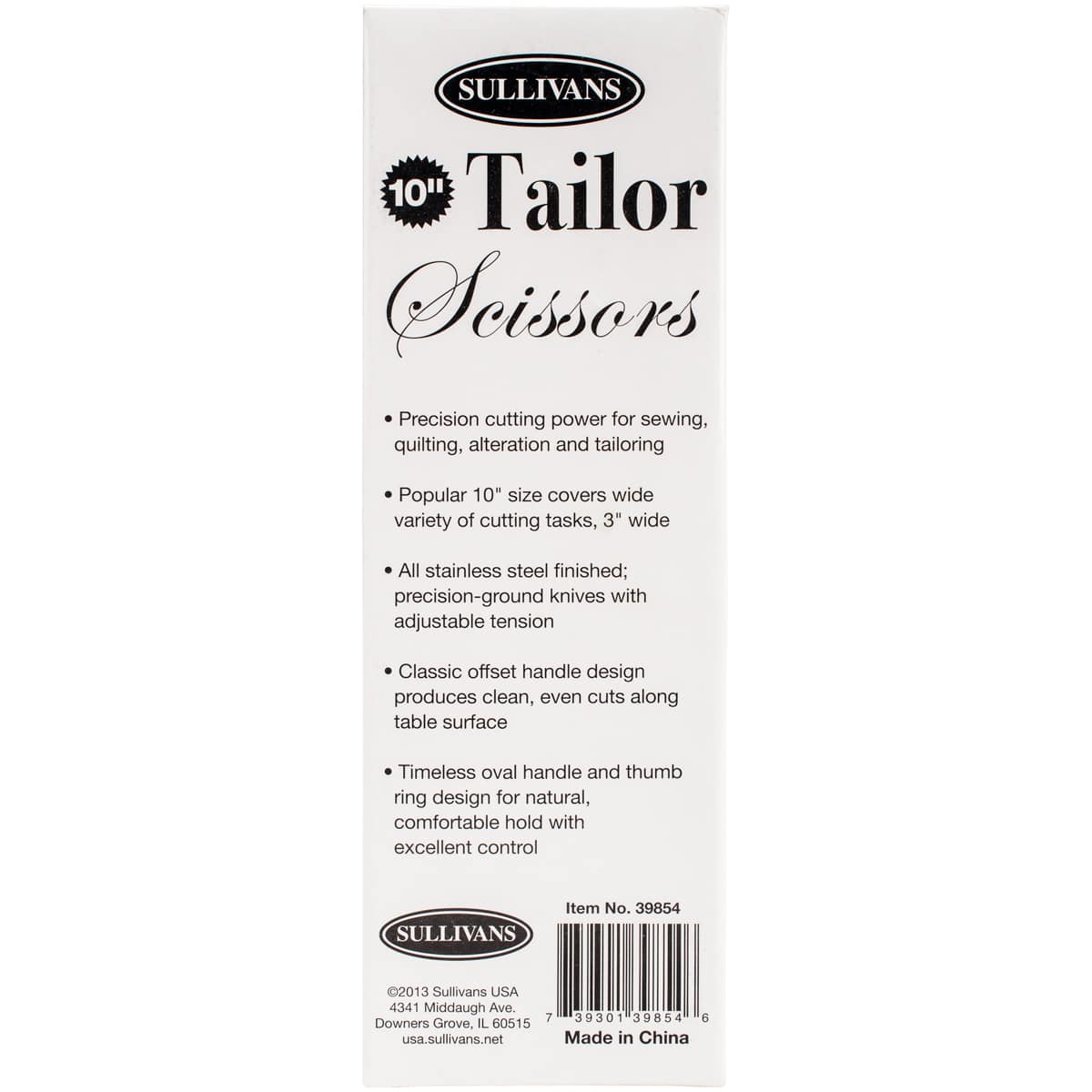 Sullivans 10&#x22; Tailor Scissors