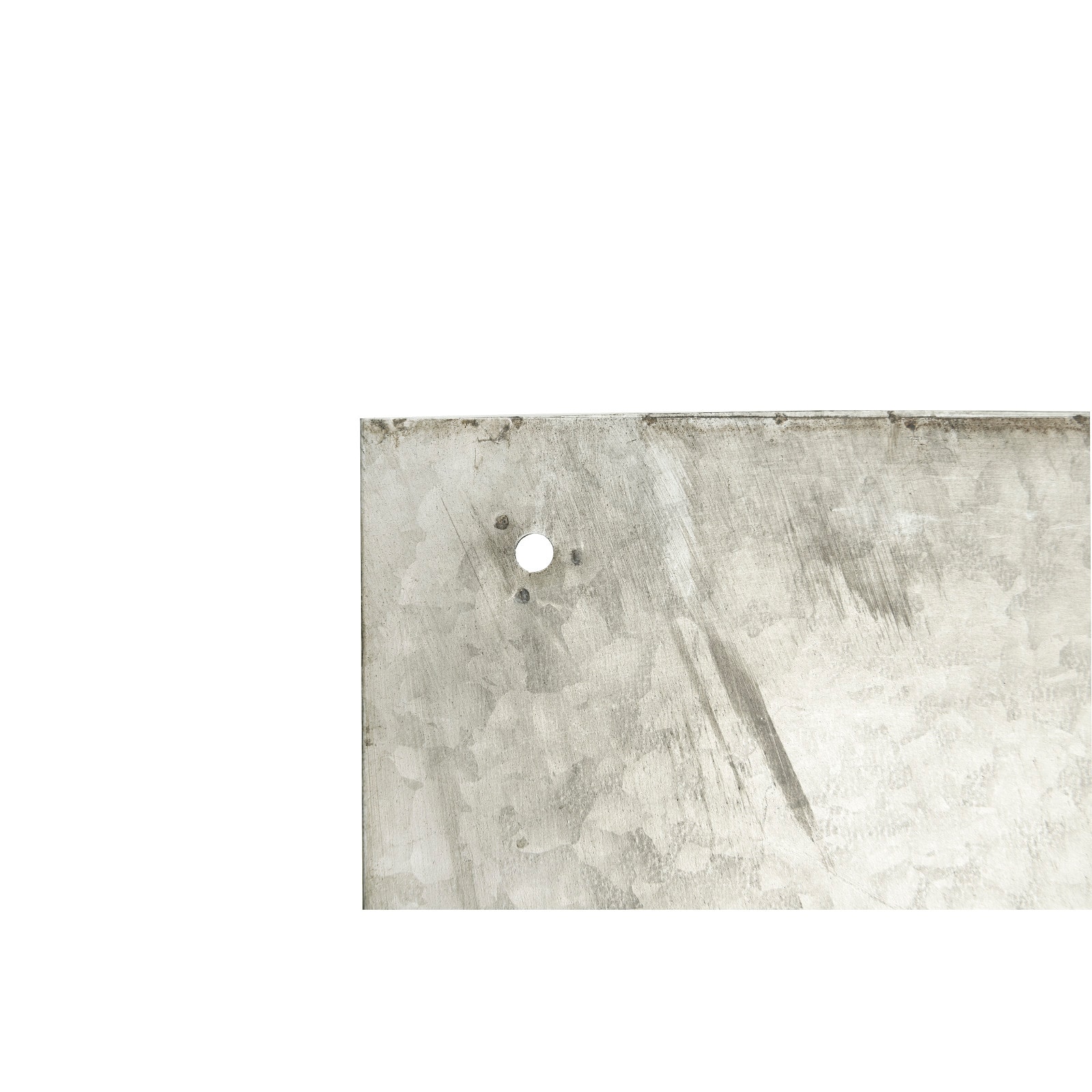 35.5&#x22; Distressed Gray Metal 6 Tier Wall Shelf