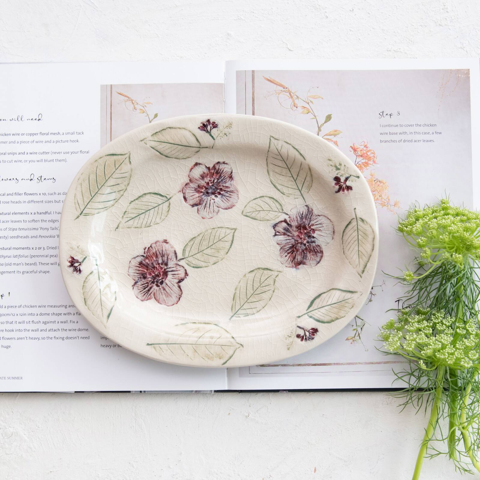 Hello Honey&#xAE; 10.25&#x22; Multicolor Blossoming Meadow Stoneware Platters, 2ct.