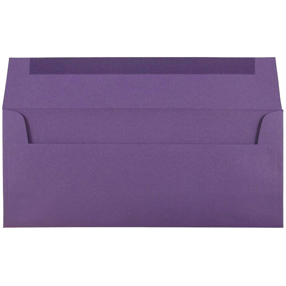 JAM Paper #10 Smooth Black Business Premium Straight Flap Envelopes