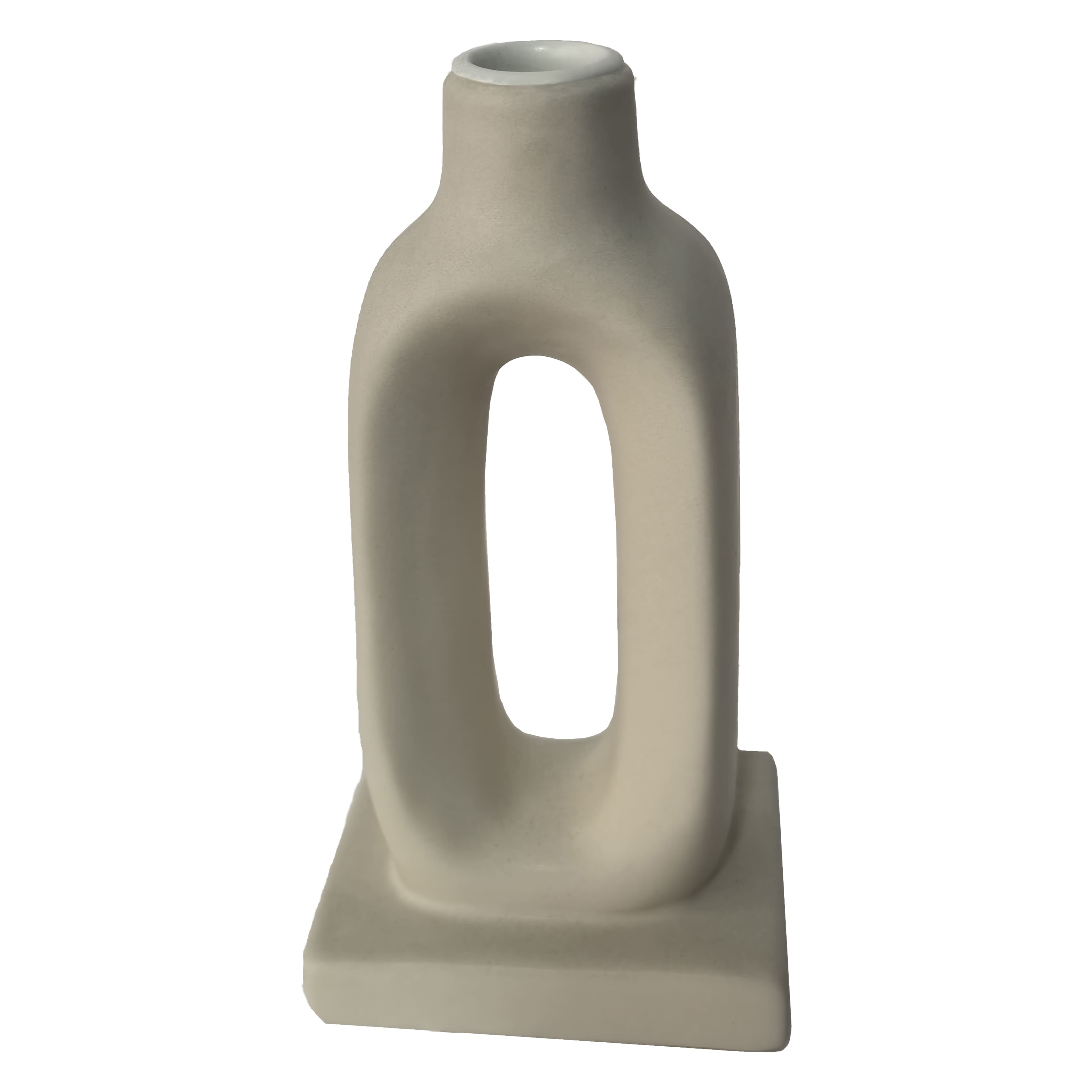 Ceramic Oval Taper Candle Holder by Ashland&#xAE;