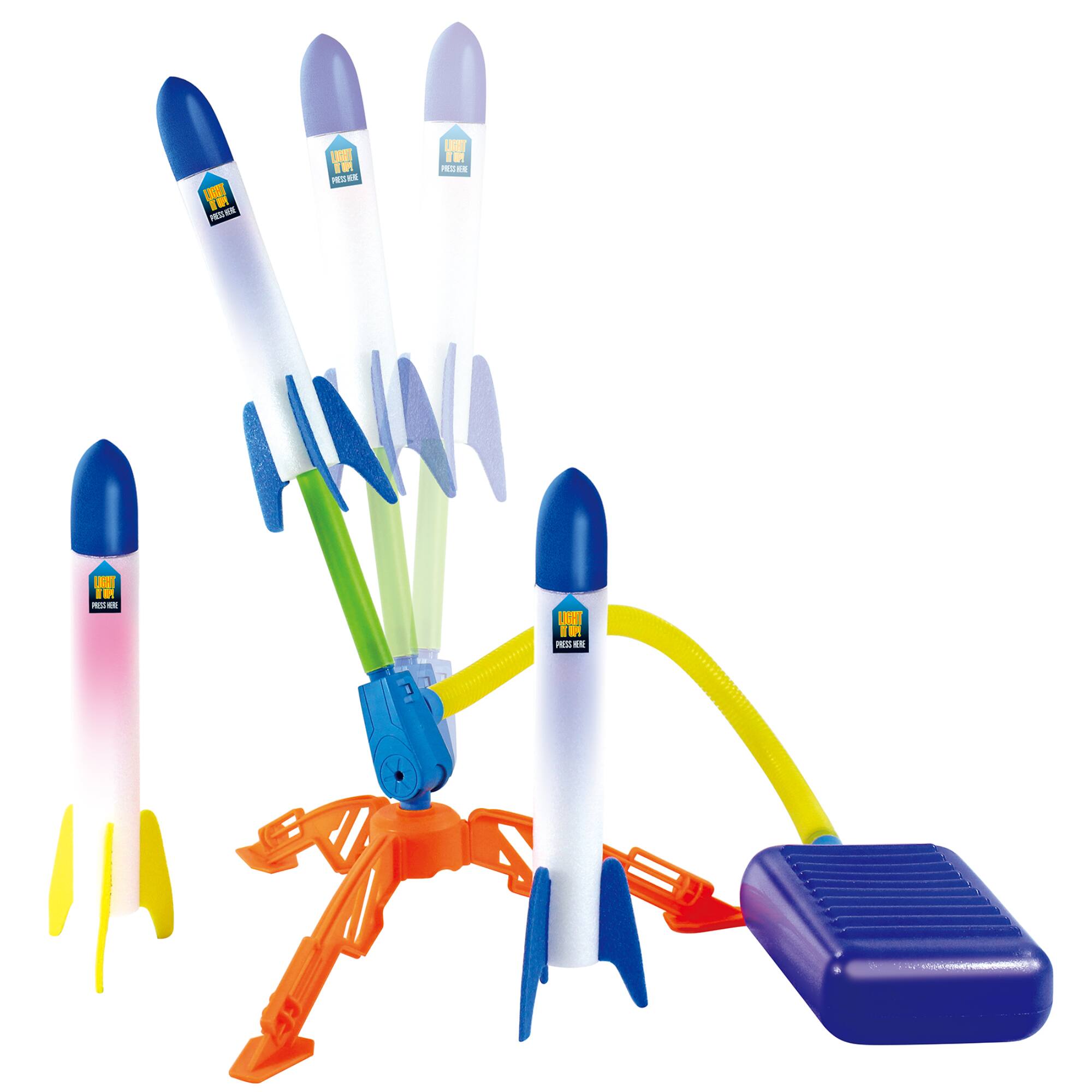 Nothing But Fun Toys Light Up Stomp Rockets