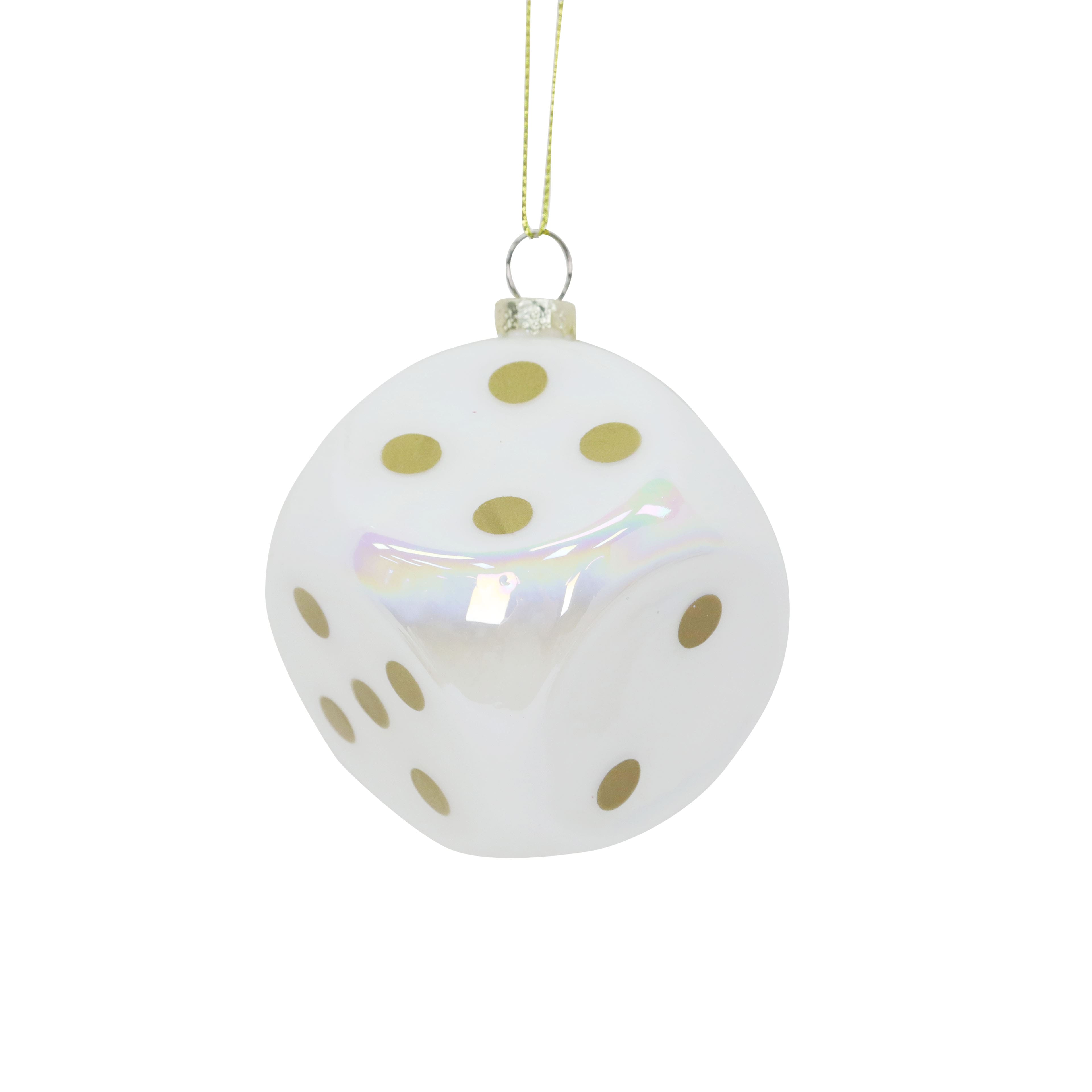 Assorted 3&#x22; Dice Glass Ornament by Ashland&#xAE;