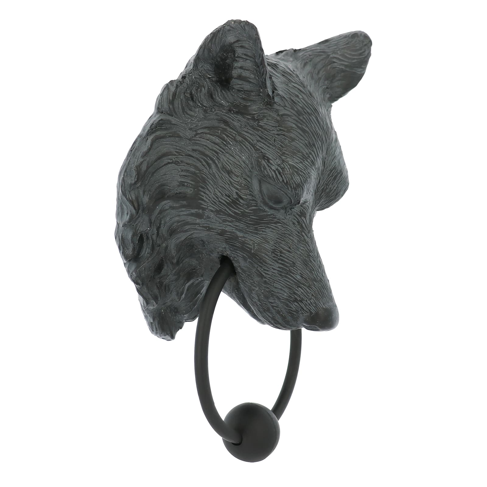 11.25&#x22; Black Wolf Door Knocker Wall Accent by Ashland&#xAE;