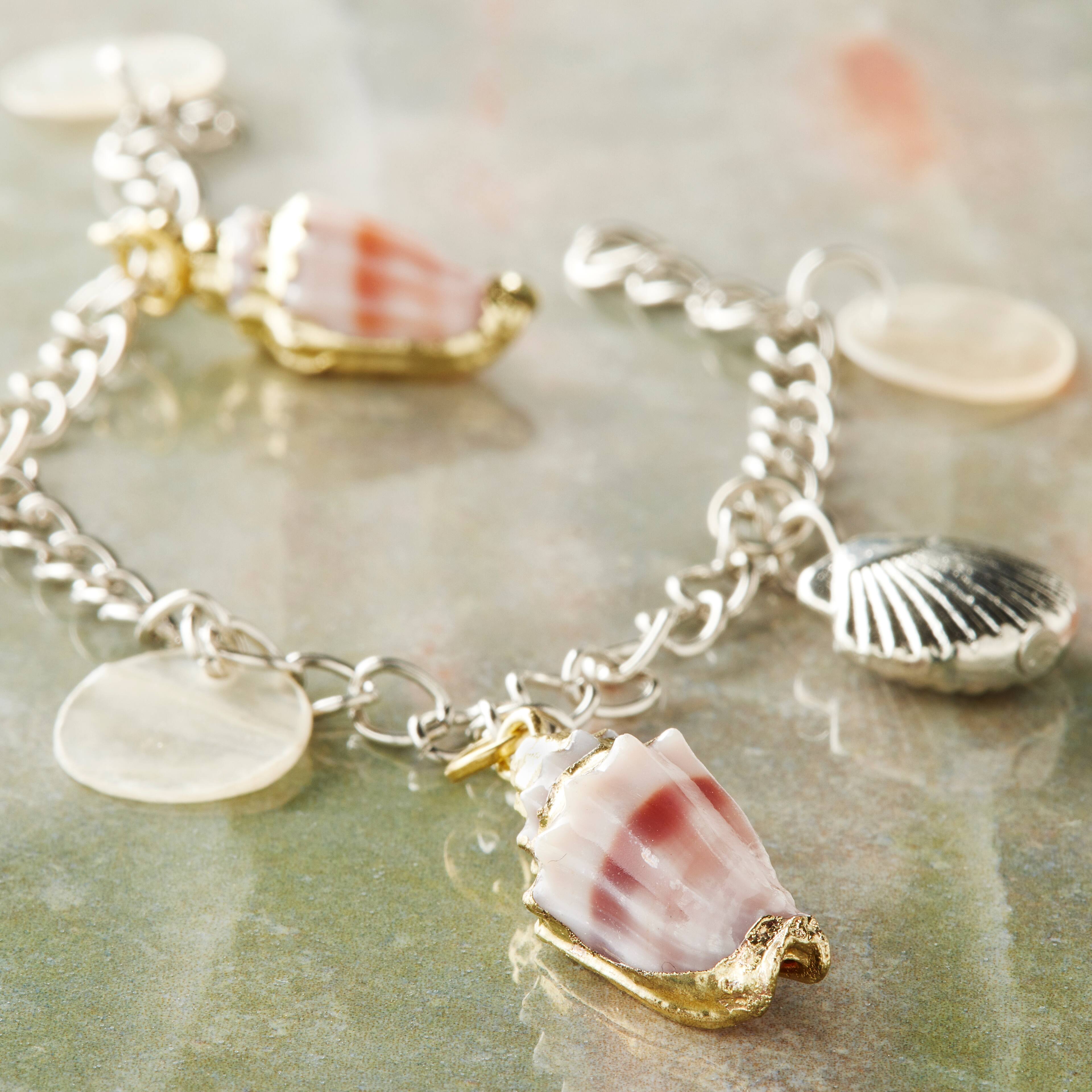 12 Packs: 7 ct. (84 total) Assorted Metal Shell Beads by Bead Landing&#x2122;