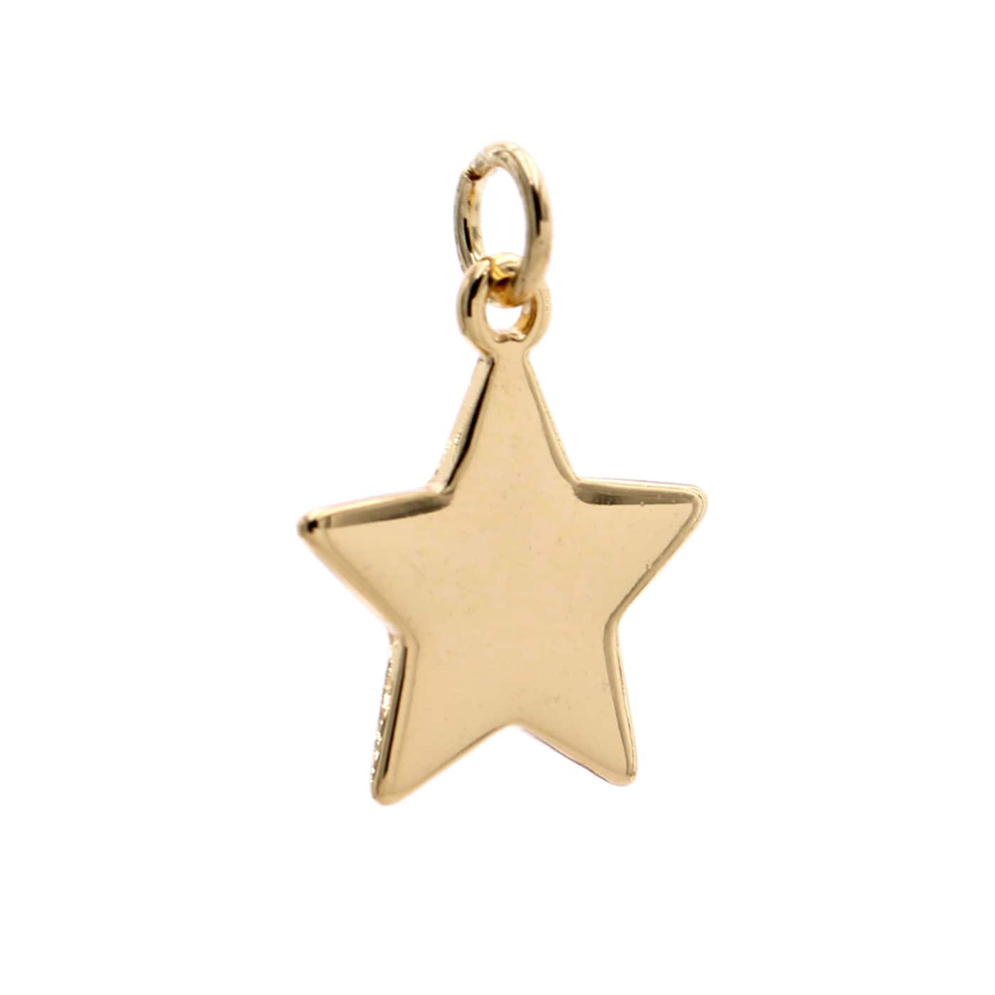12 Pack: Charmalong™ 14K Gold Plated Star Charm by Bead Landing™