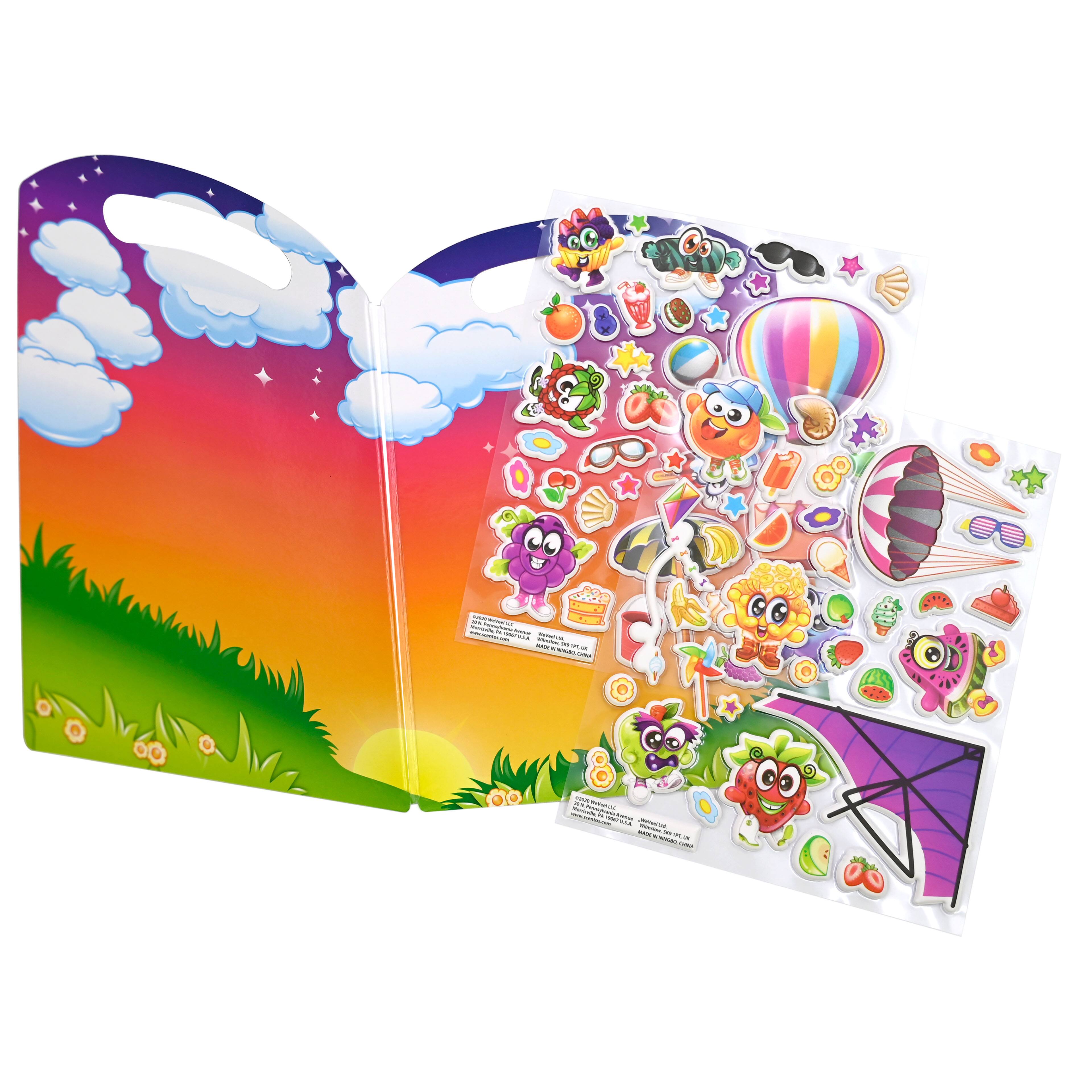 Scentos&#xAE; Peel &#x26; Stick Scented Sticker Book