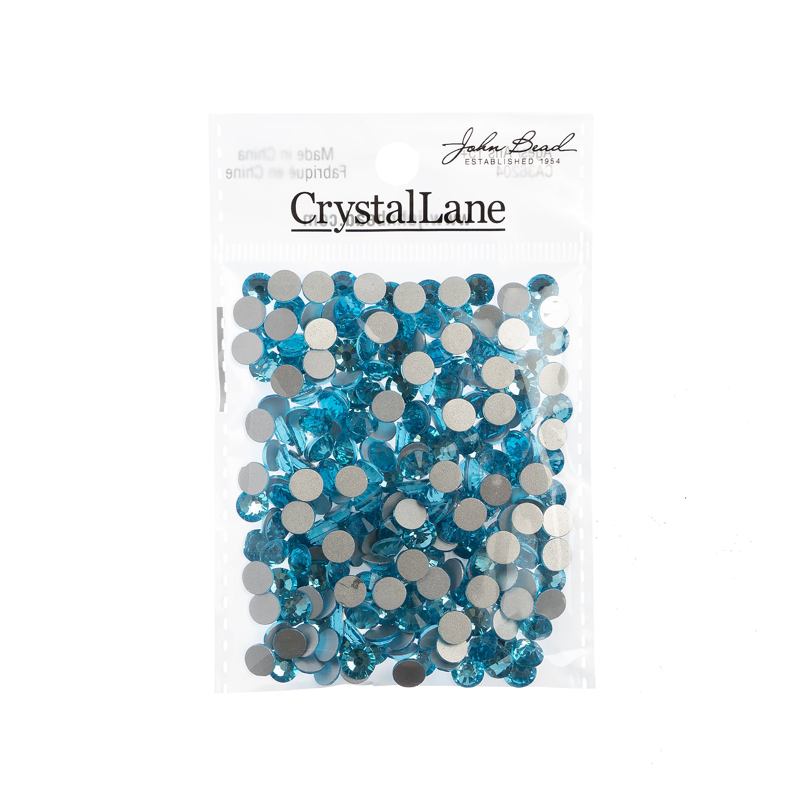 John Bead Crystal Lane SS30 Glass Round Flatback Rhinestones, 288ct.