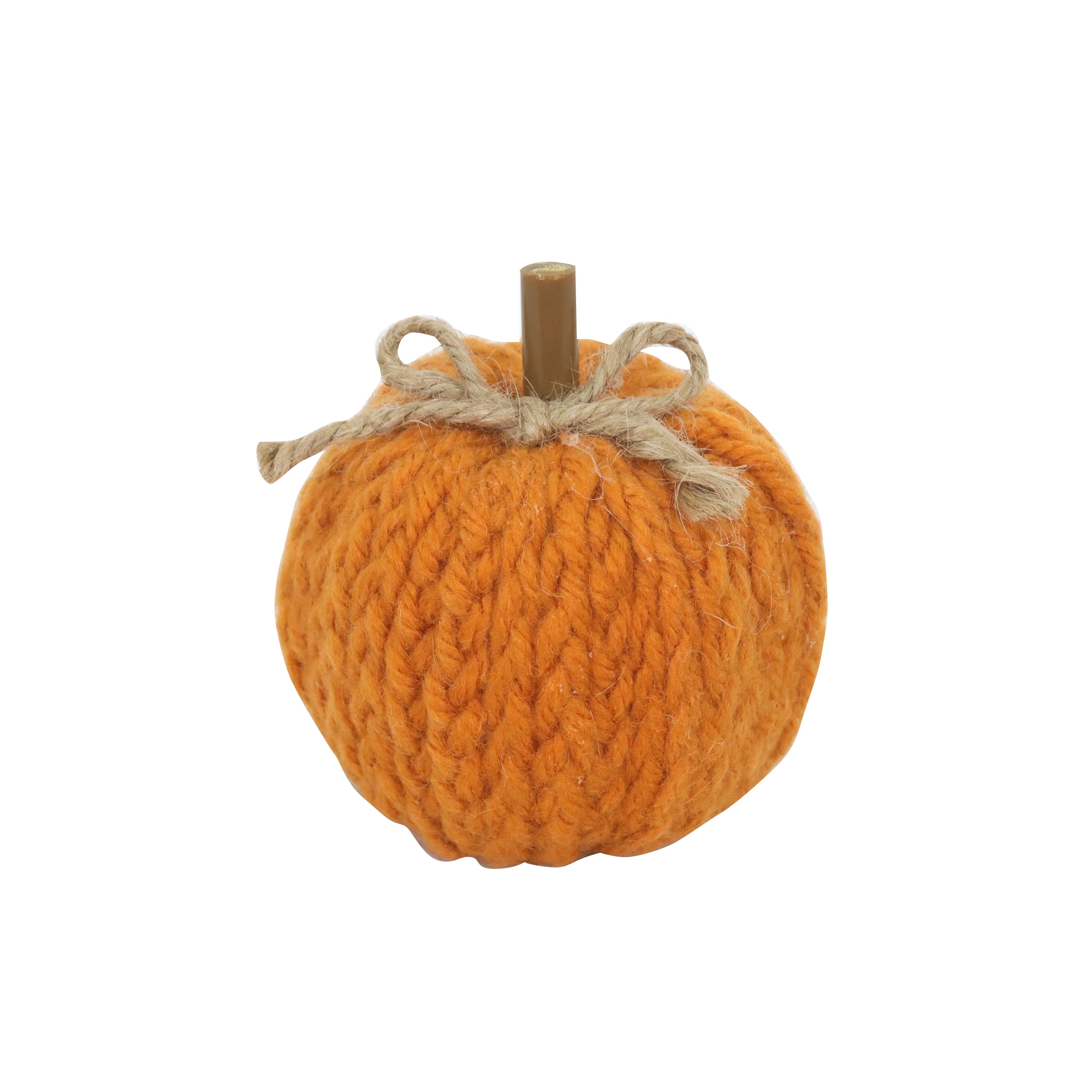 3.25&#x22; Soft Knit Pumpkin Tabletop D&#xE9;cor by Ashland&#xAE;