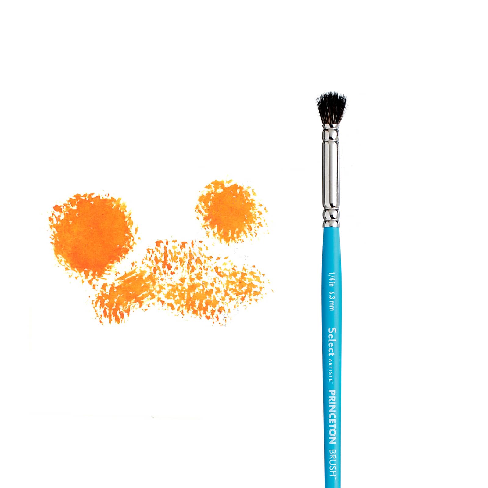 Princeton&#x2122; Select&#x2122; Artiste Series 3750 Short Handle Deerfoot Stippler Brush