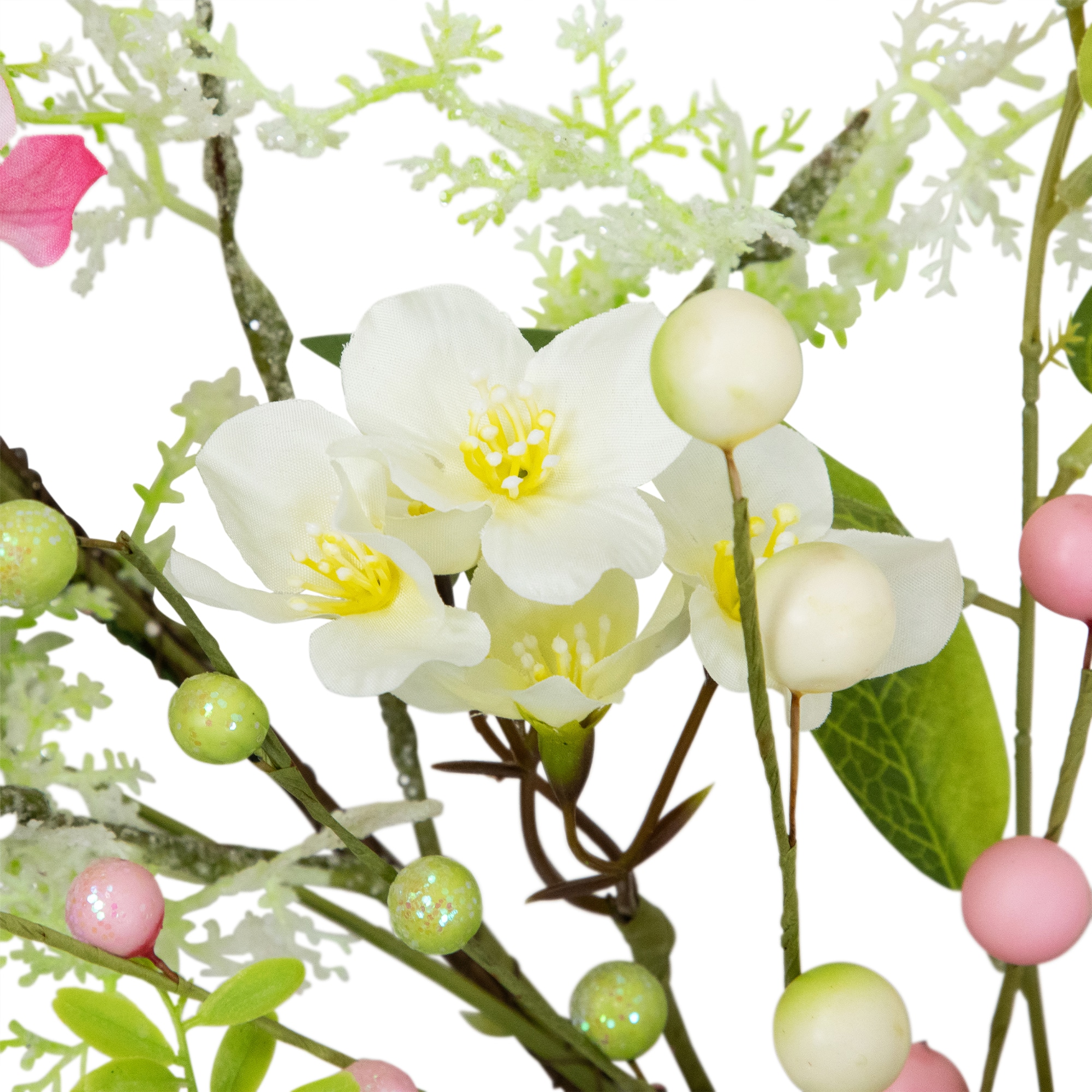 5ft. Pink Hydrangea & Berry Floral Spring Garland