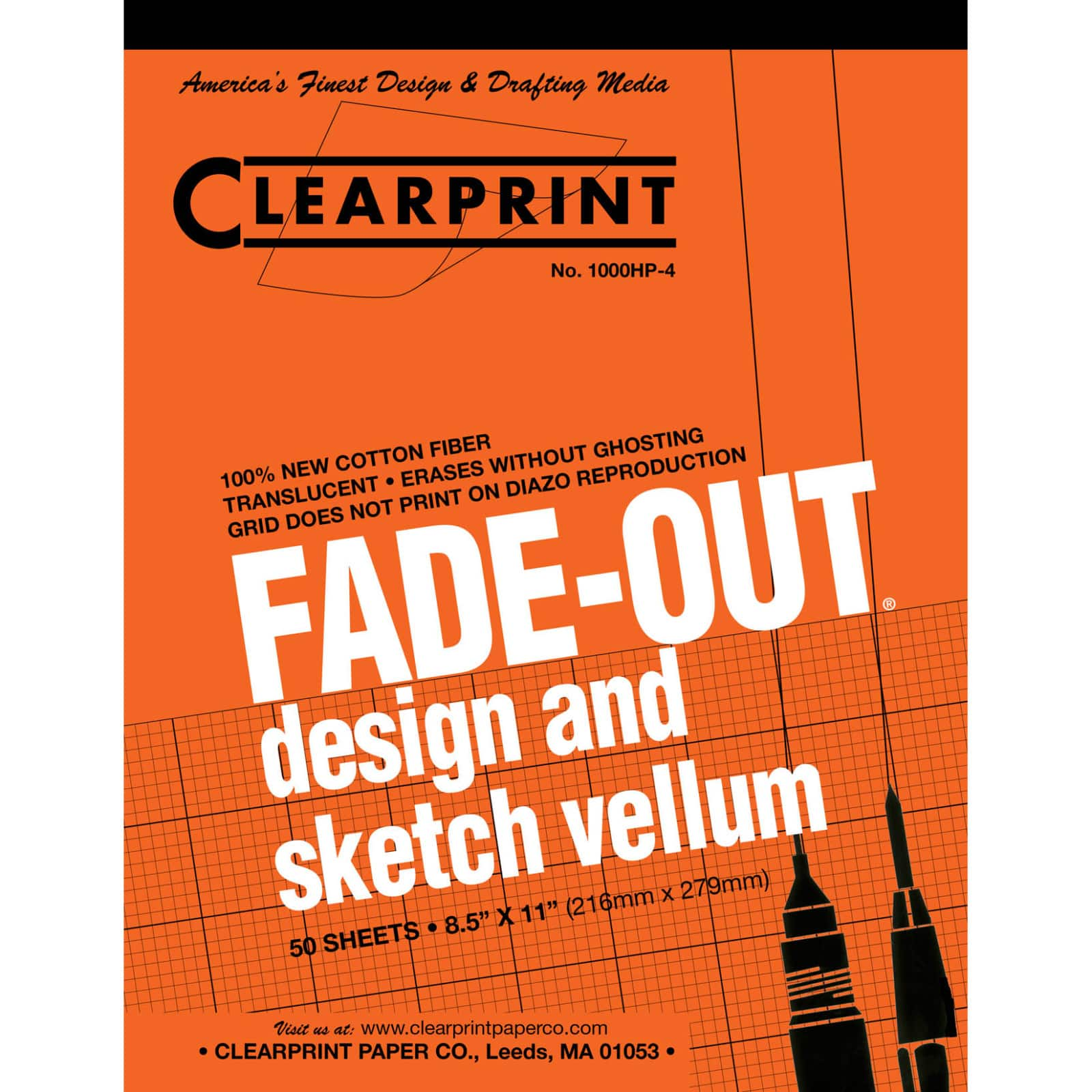 Clearprint&#x2122; Fade-Out&#xAE; Grid Design &#x26; Sketch Pad