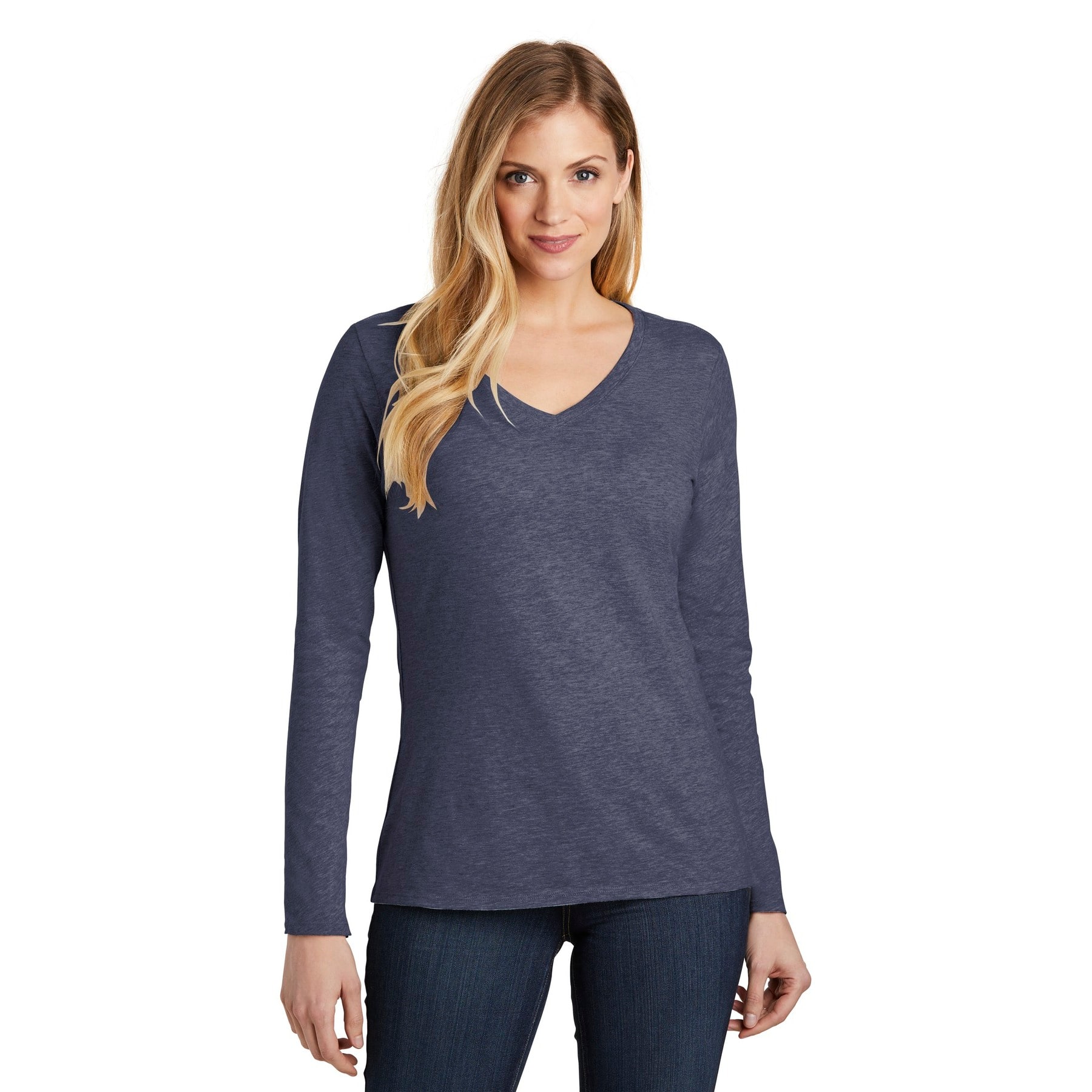 District® Very Important Tee® Long Sleeve V-Neck Women's T-Shirt