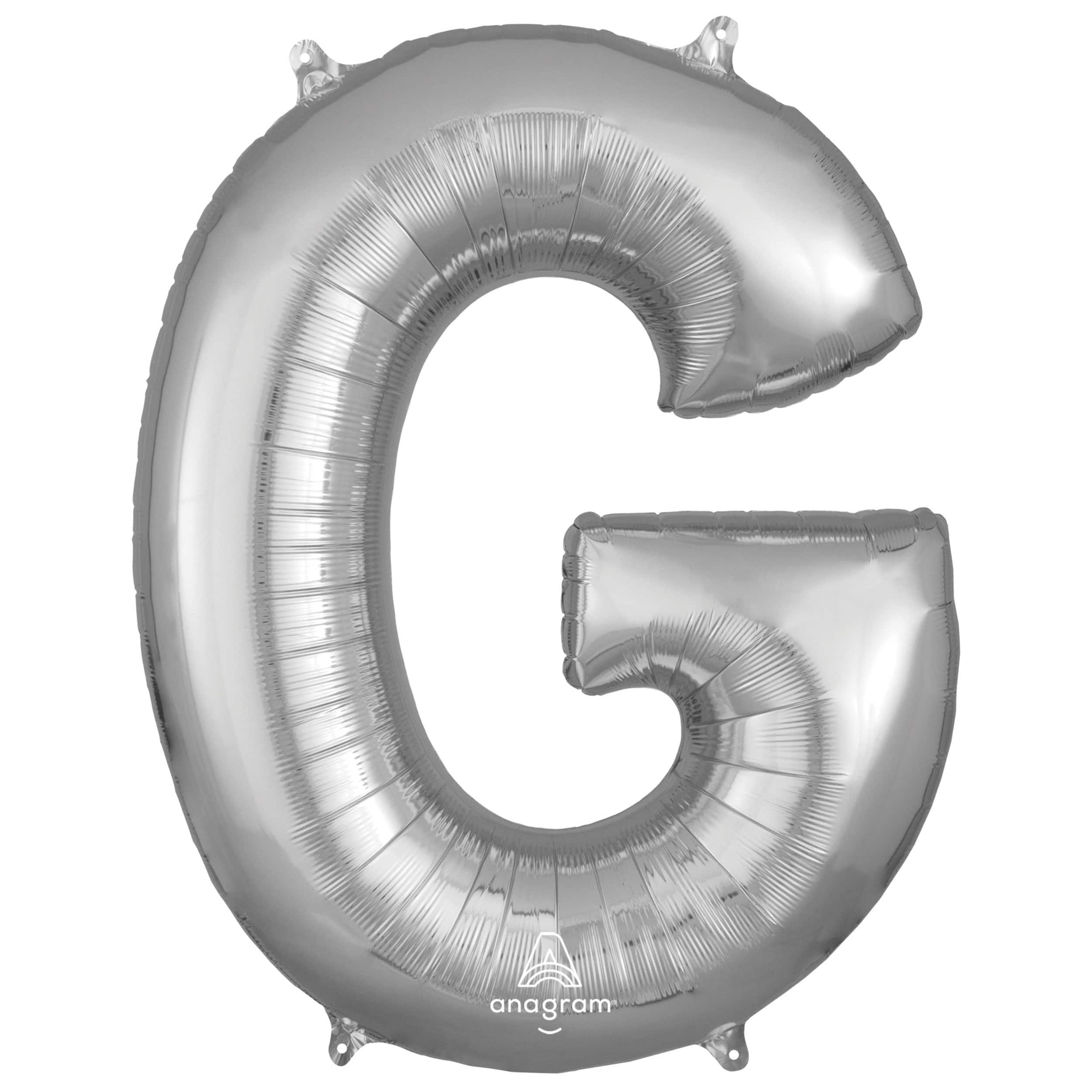 32" Silver Letter Foil Balloon