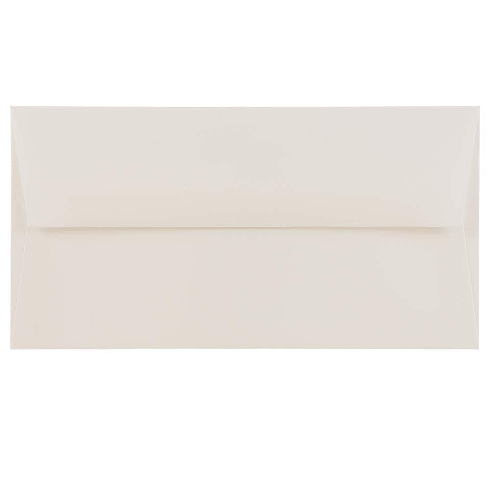JAM Paper 3.825&#x22; x 7.5&#x22; Bright White Wove Monarch Strathmore Invitation Envelopes, 50ct.