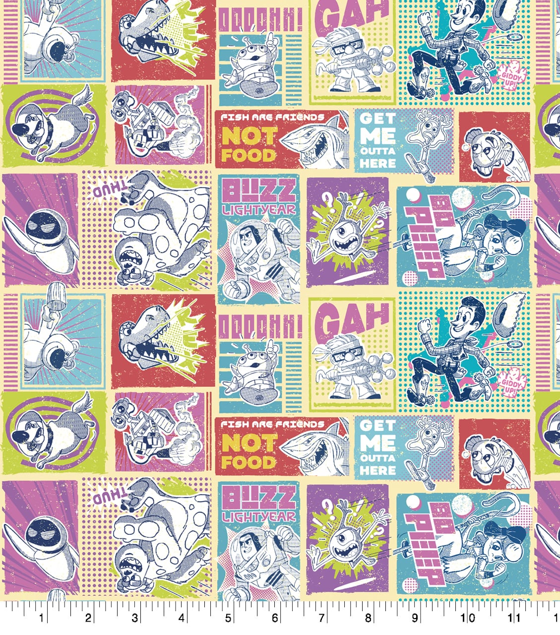 Disney&#xAE; Pixar Mashup Fabric
