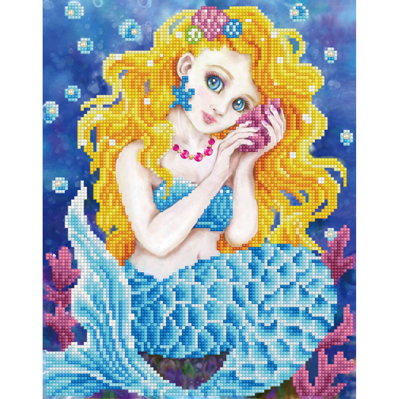 Diamond Dotz® Intermediate Sound of the Sea with Frame Diamond Painting Kit