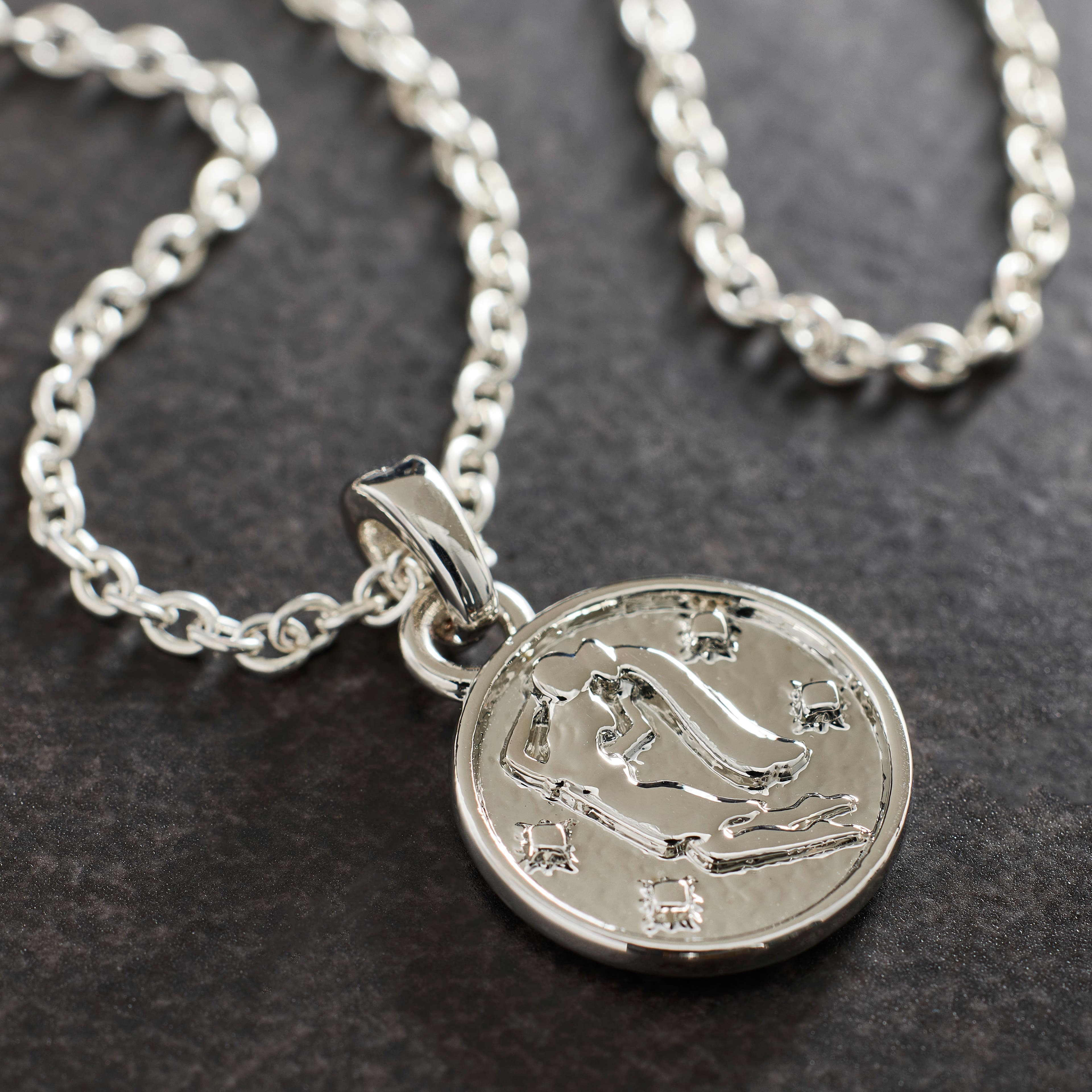 12 Pack: Metal Zodiac Coin Charm by Bead Landing™