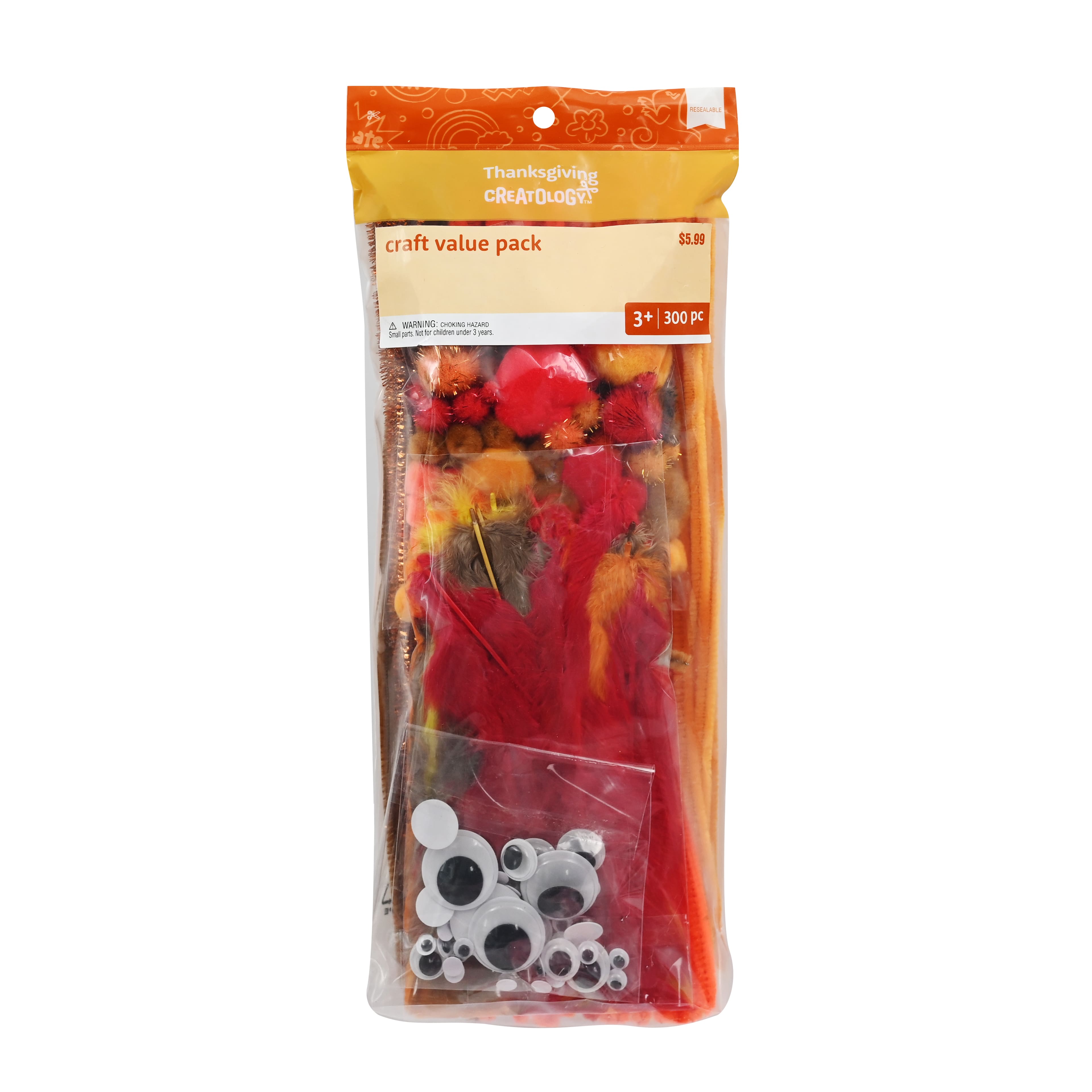 300-Piece Thanksgiving Craft Value Pack by Creatology&#x2122;