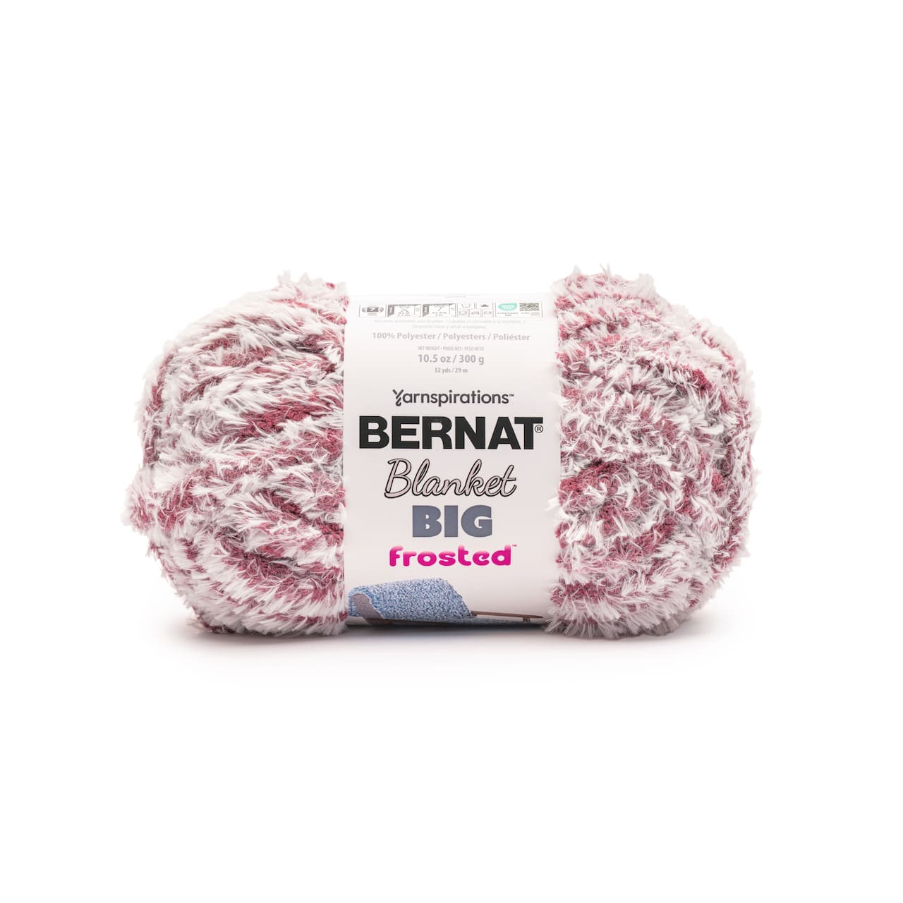 Bernat Red Bernat® Blanket Big Frosted™ Yarn, Color: Deep Red | Michaels