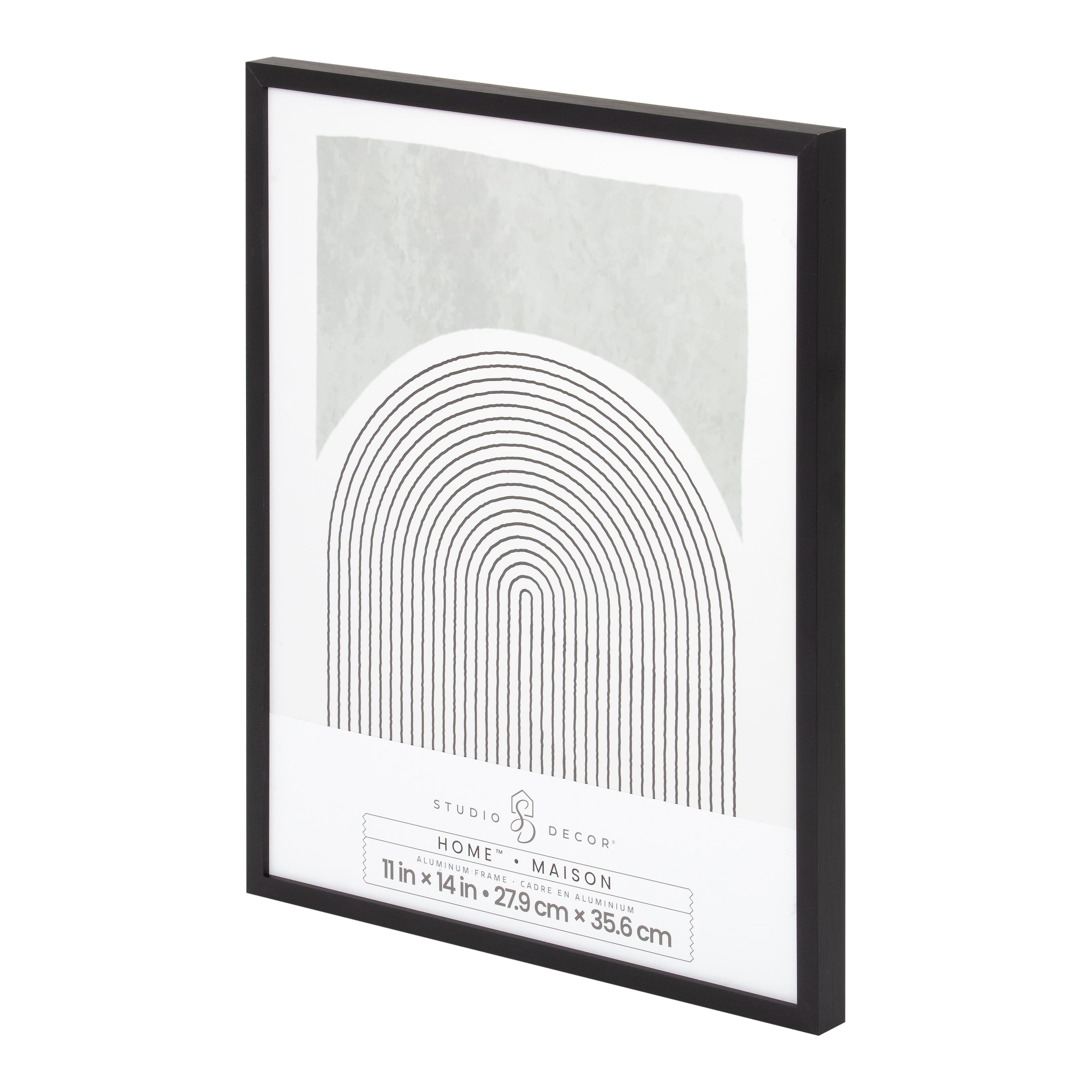 Home&#x2122; Black Aluminum Frame by Studio D&#xE9;cor&#xAE;