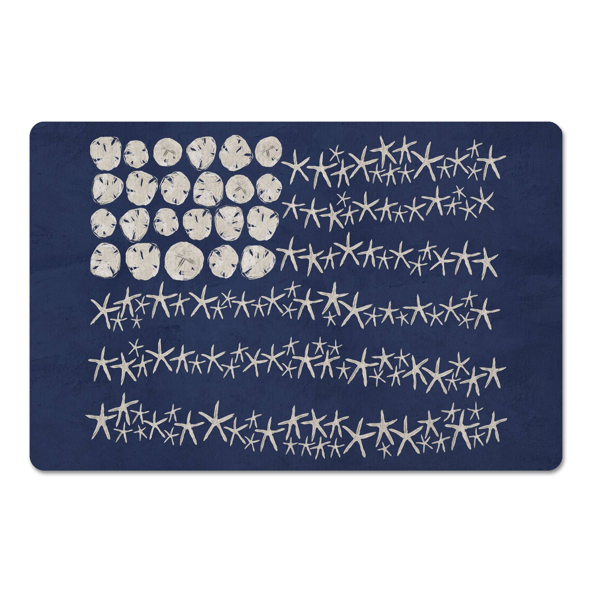 Starfish Flag Floor Mat