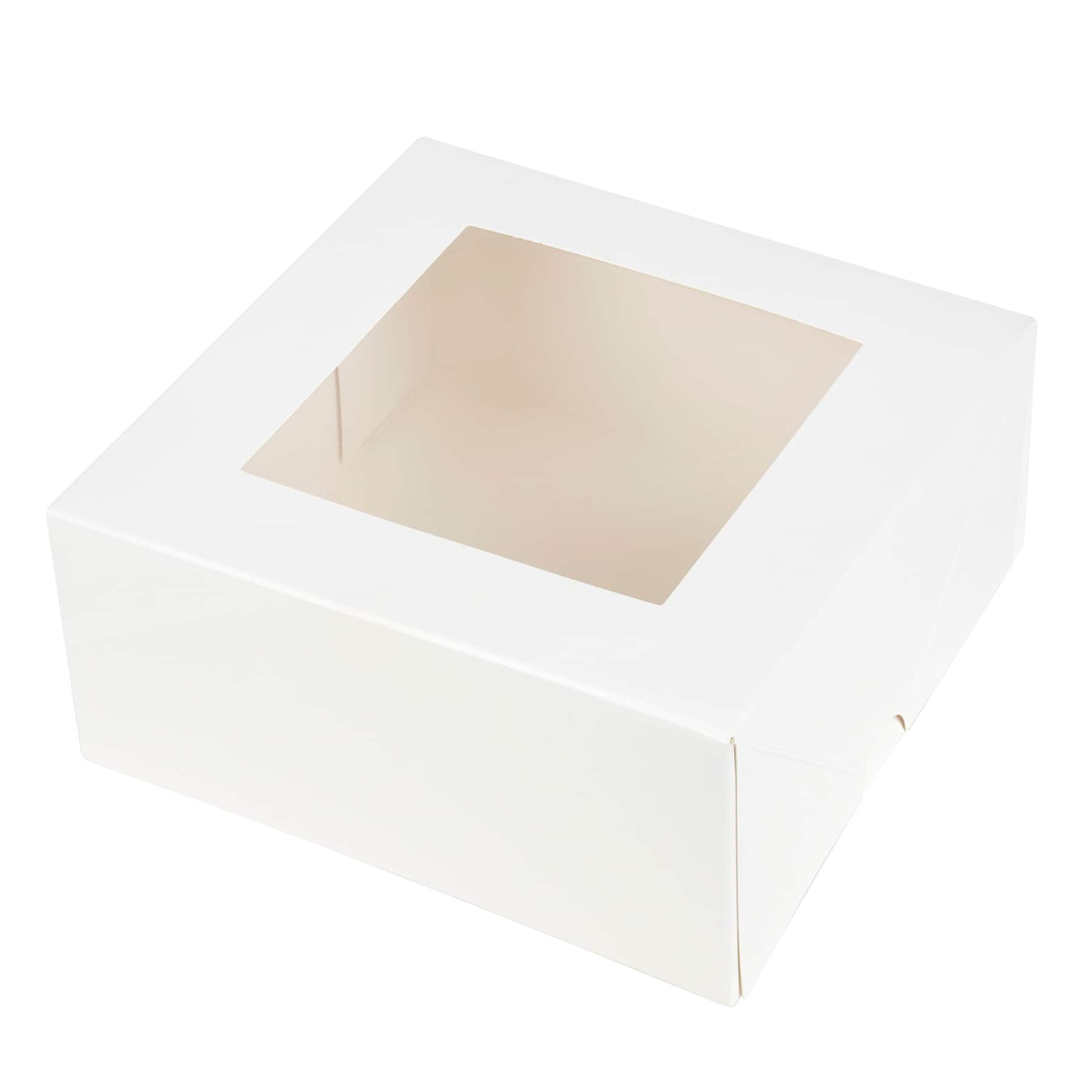 6 Packs: 3 ct. (18 total) Window Cupcake Boxes by Celebrate It&#xAE;