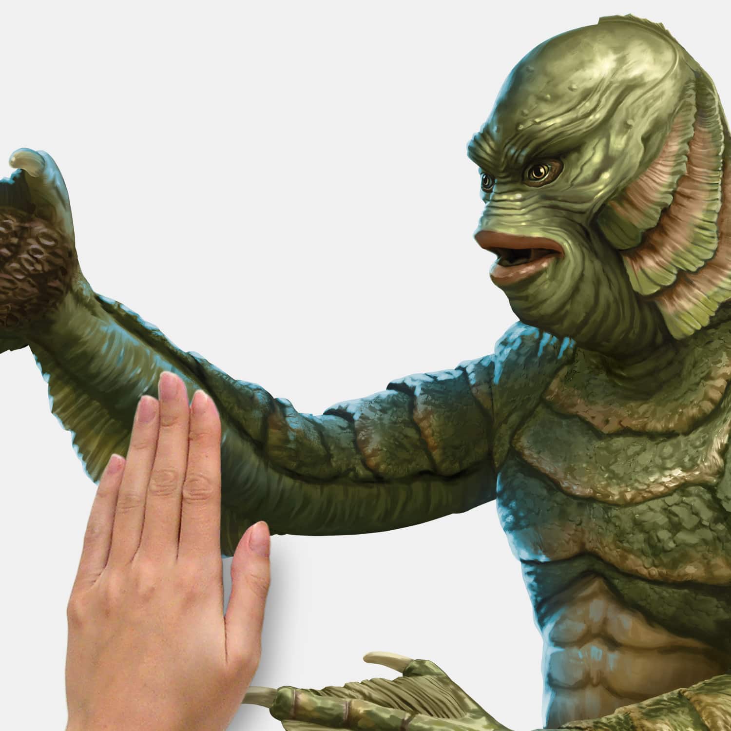 RoomMates Classic Monsters Creature from the Black Lagoon Giant Peel &#x26; Stick Wall Decals