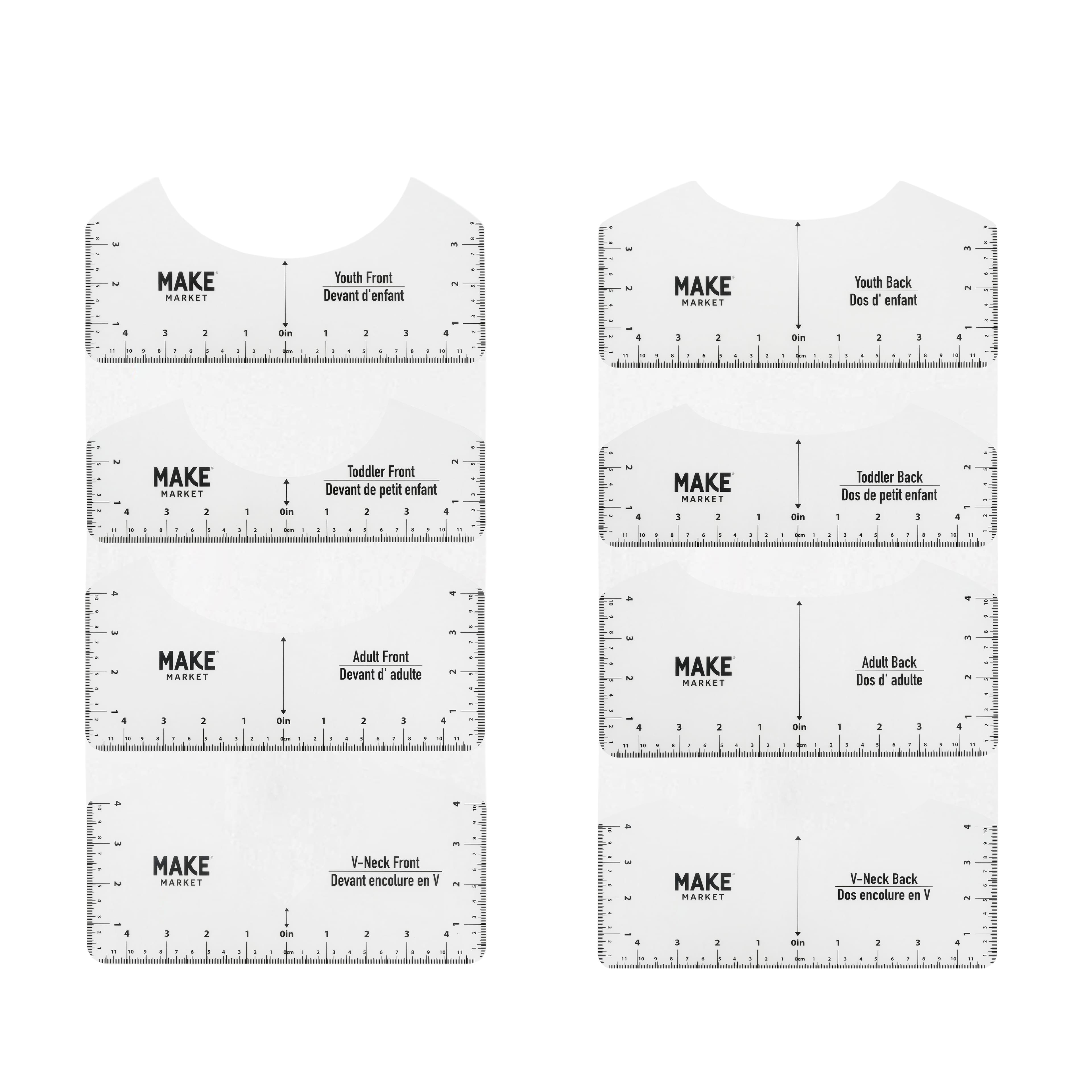 T-Shirt Ruler Guide Set by Make Market&#xAE;