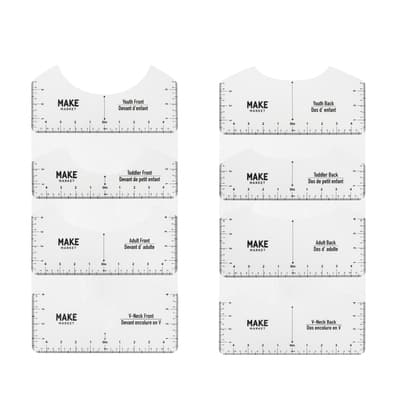 T-Shirt Ruler Guide Set by Make Market®