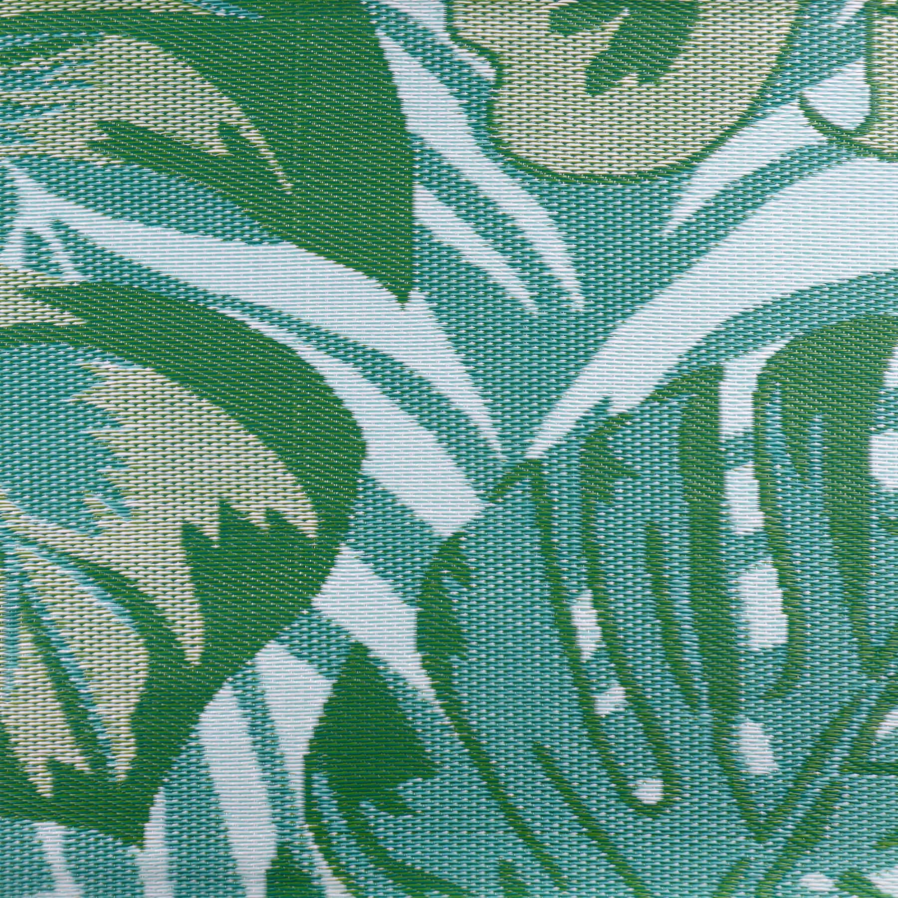 Green Tropical Leaf Outdoor Rug by Ashland&#xAE;