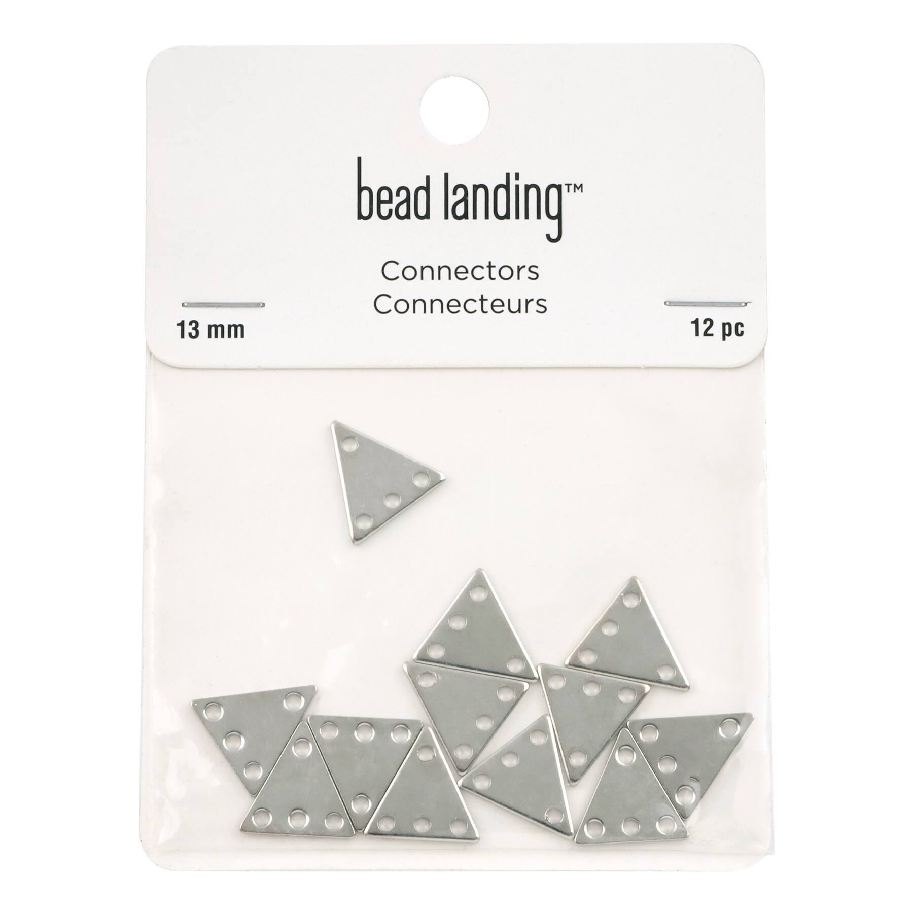 12 Packs: 12 ct. (144 total) Small Triangle Connectors by Bead Landing™