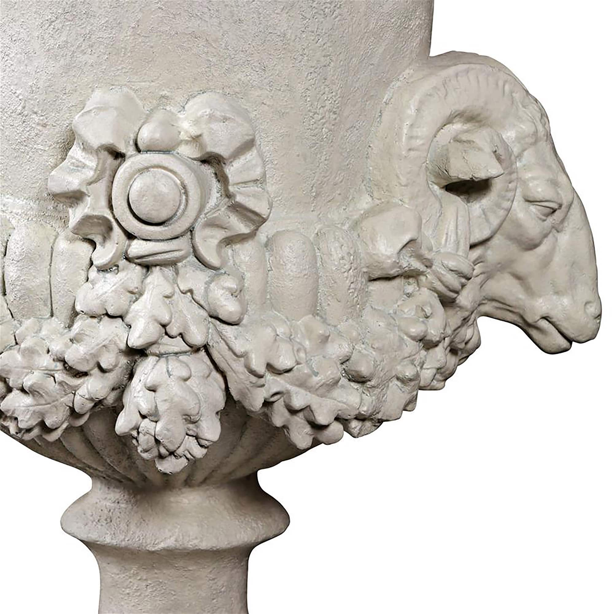 Design Toscano&#xAE; 28&#x22; Hermes Ram&#x27;s Head Garden Urn