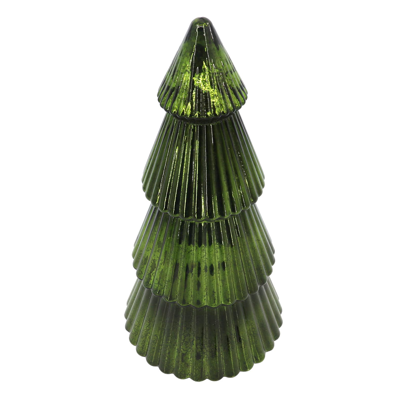 14.7&#x22; Green Tabletop Glass Tree by Ashland&#xAE;