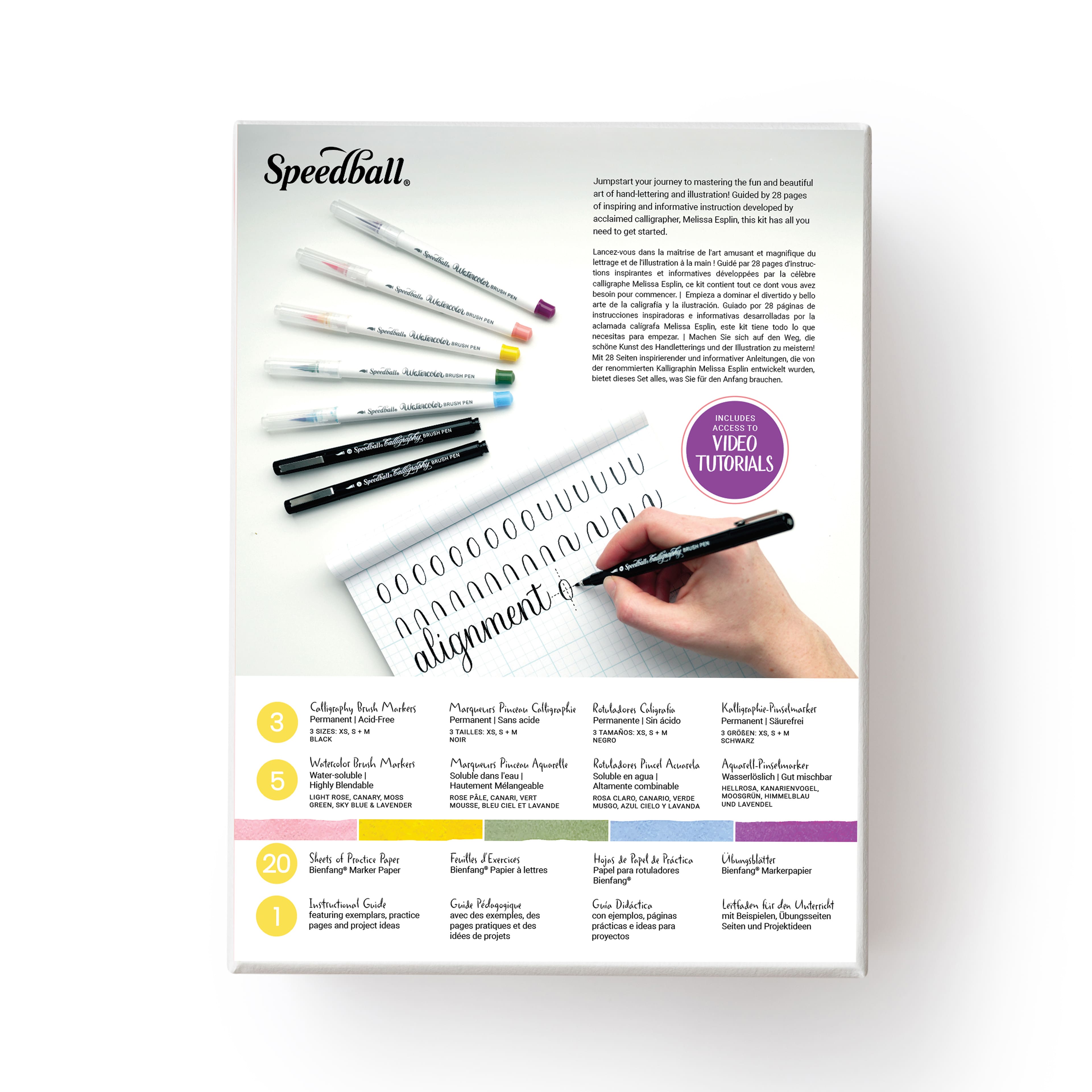 Speedball&#xAE; Hand Lettering &#x26; Journaling Kit