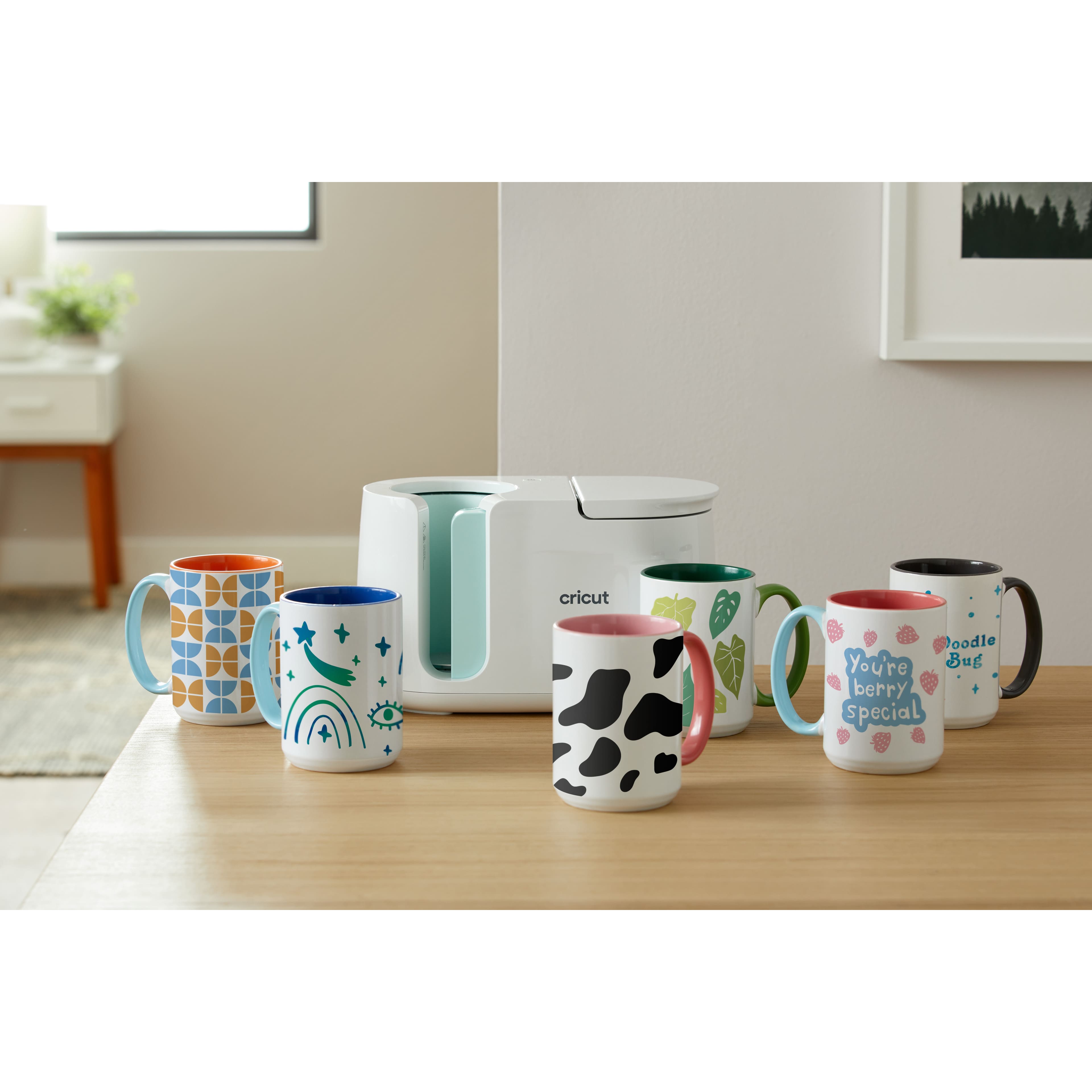 Cricut® Blank Beveled Ceramic Mug, 15oz.