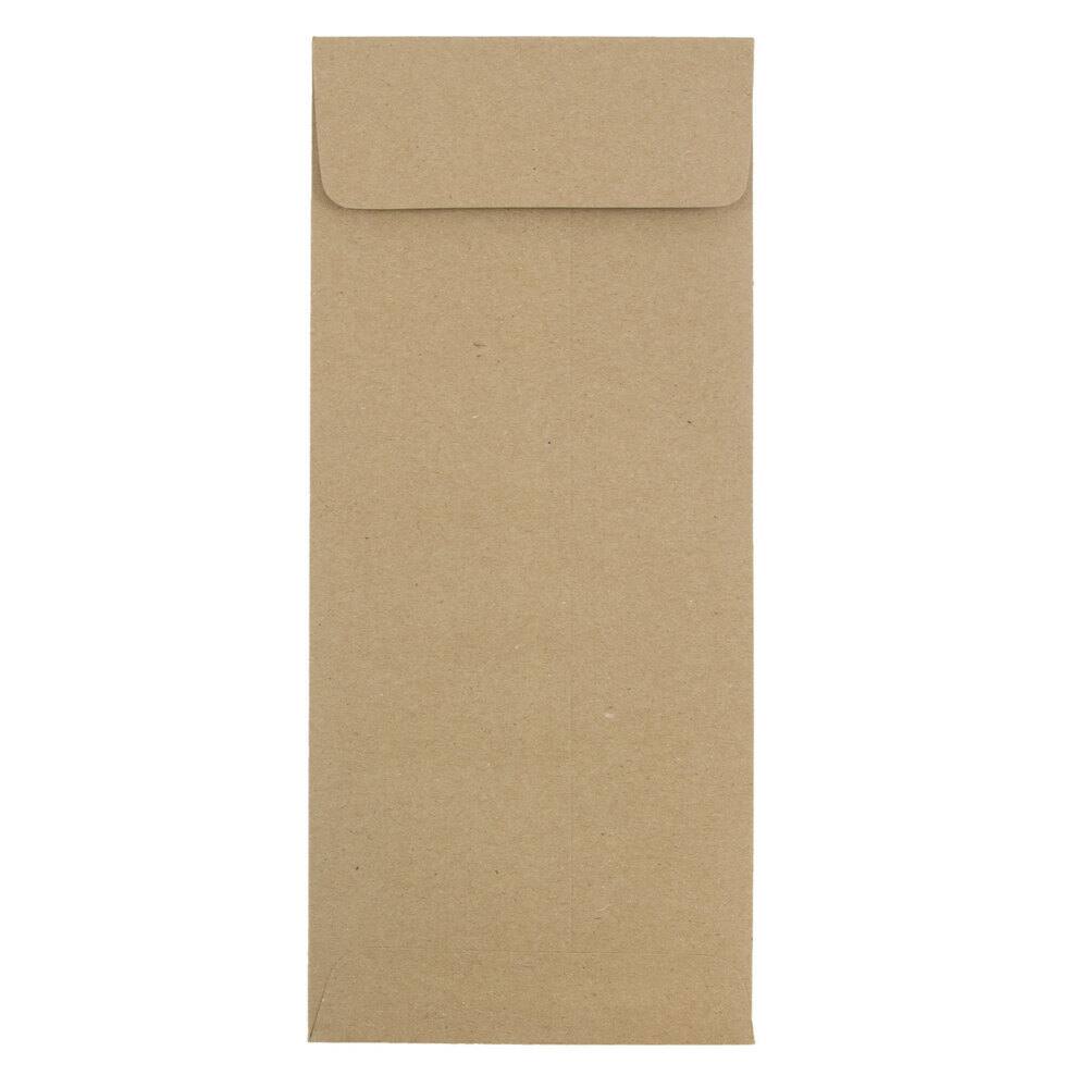 JAM Paper #12 Brown Kraft Paper Bag Policy Business Premium Envelopes, 25ct.