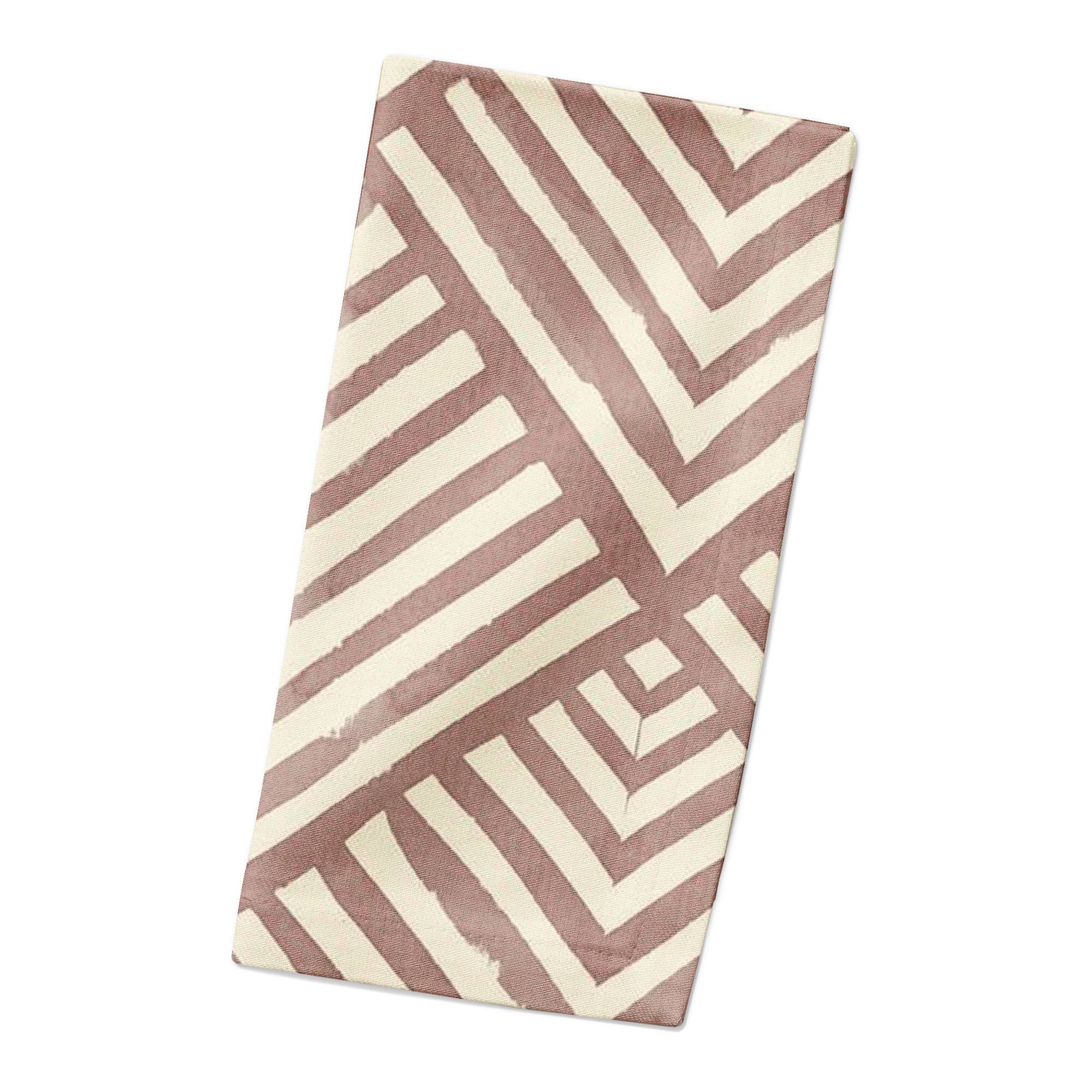 Watercolor Diamond Cotton Twill Napkin