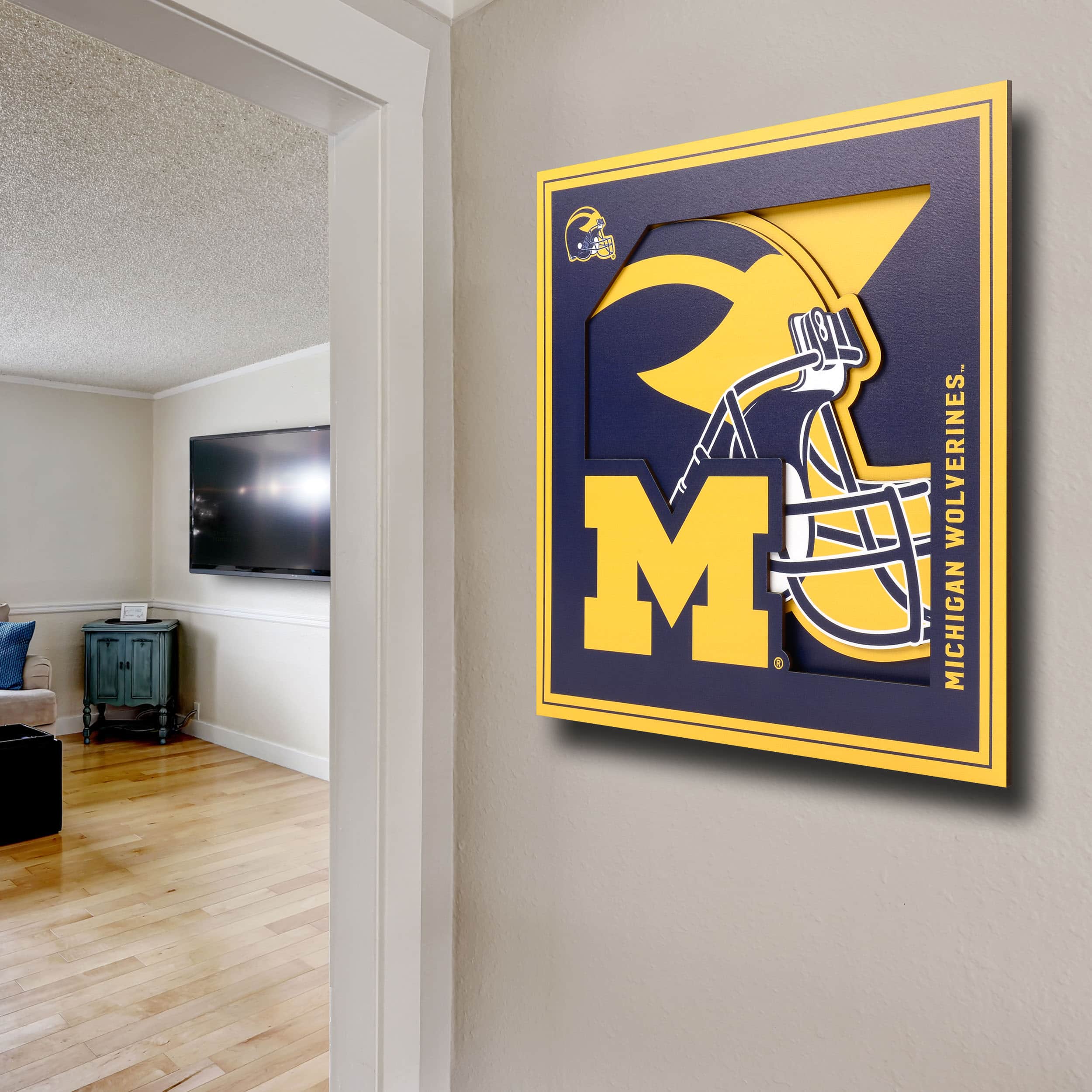 College 3D Logo Series Wall Art
