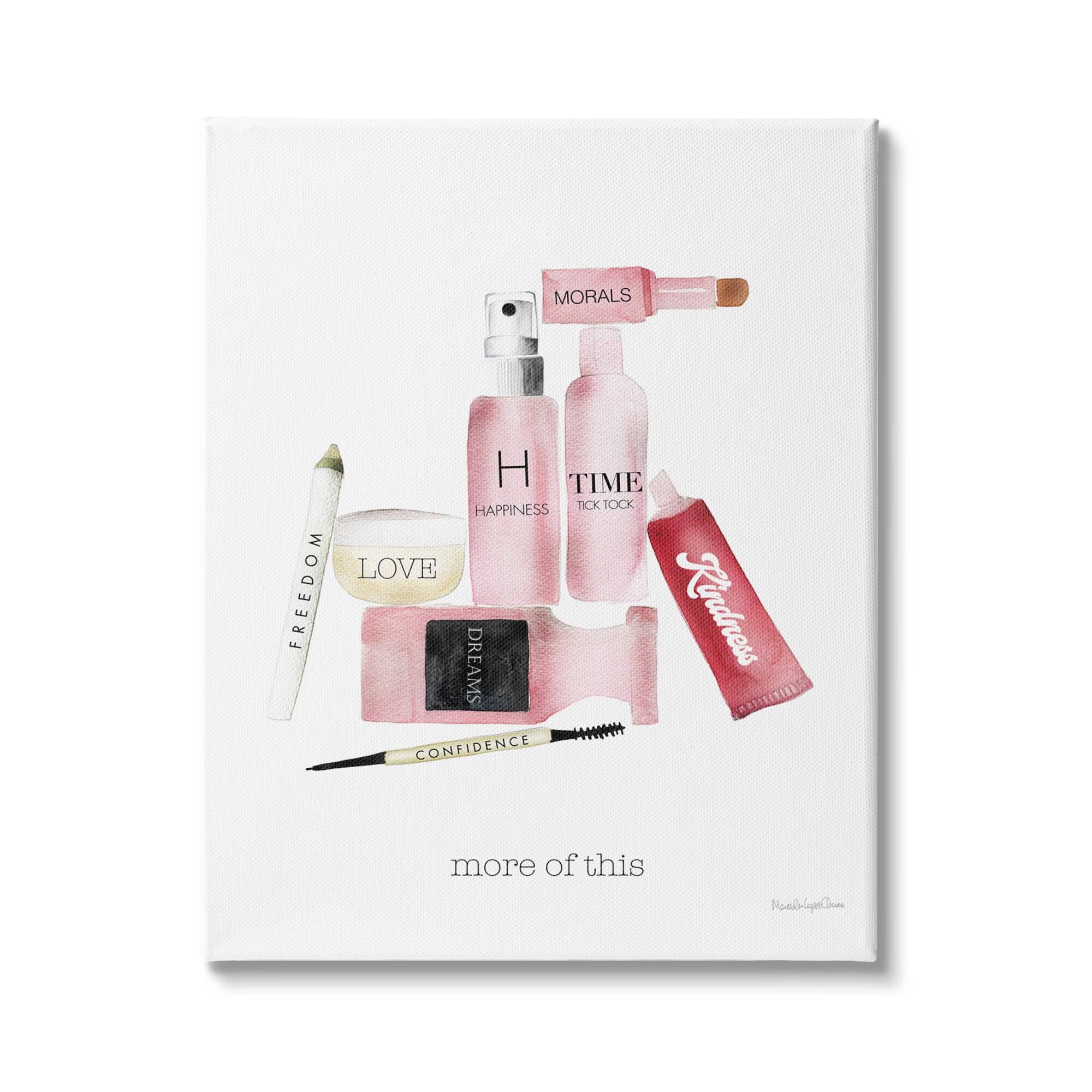 Stupell Industries More Of This Quote Motivational Phrases Fashion Cosmetics Canvas Wall Art