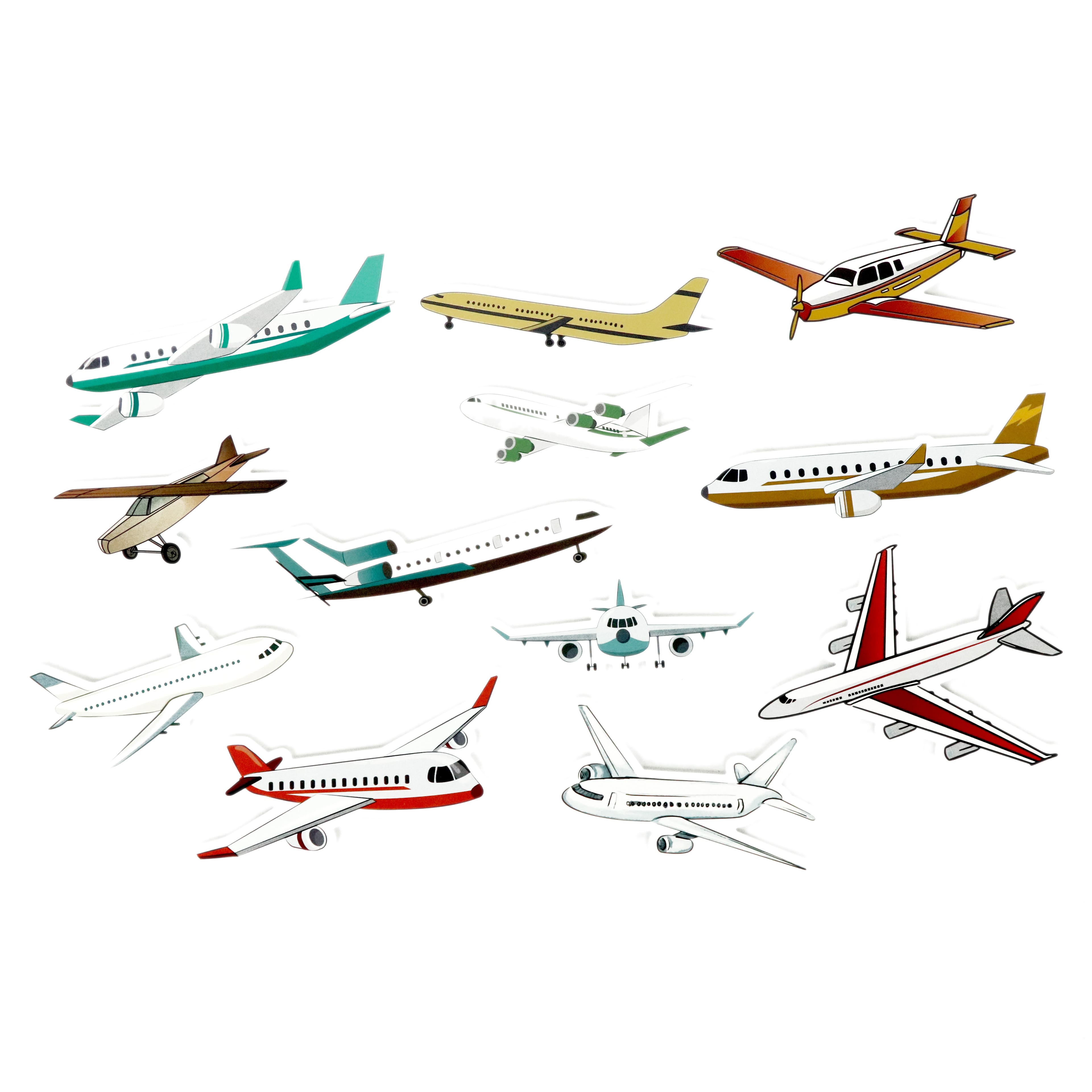 Die Cut Airplane Stickers by Recollections™