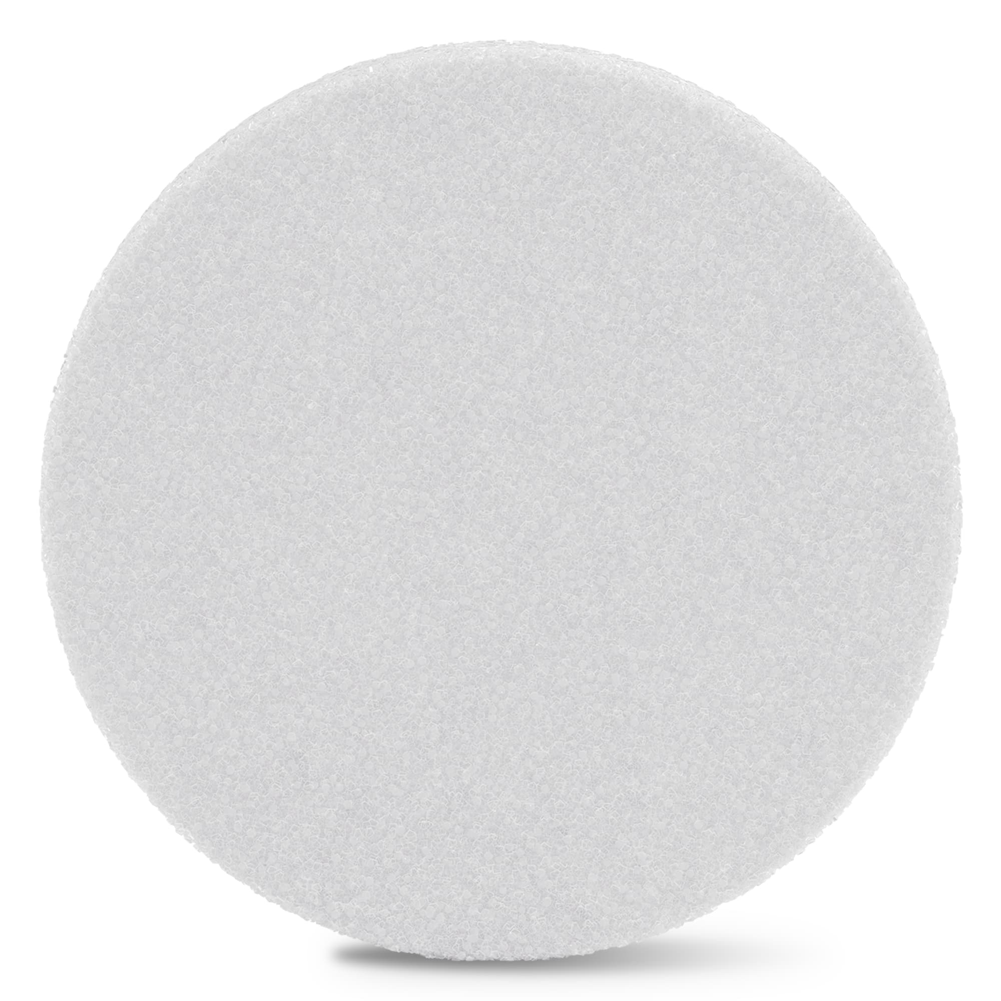 Floracraft Styrofoam Disc, 9 inch x 1-1/4 inch, White