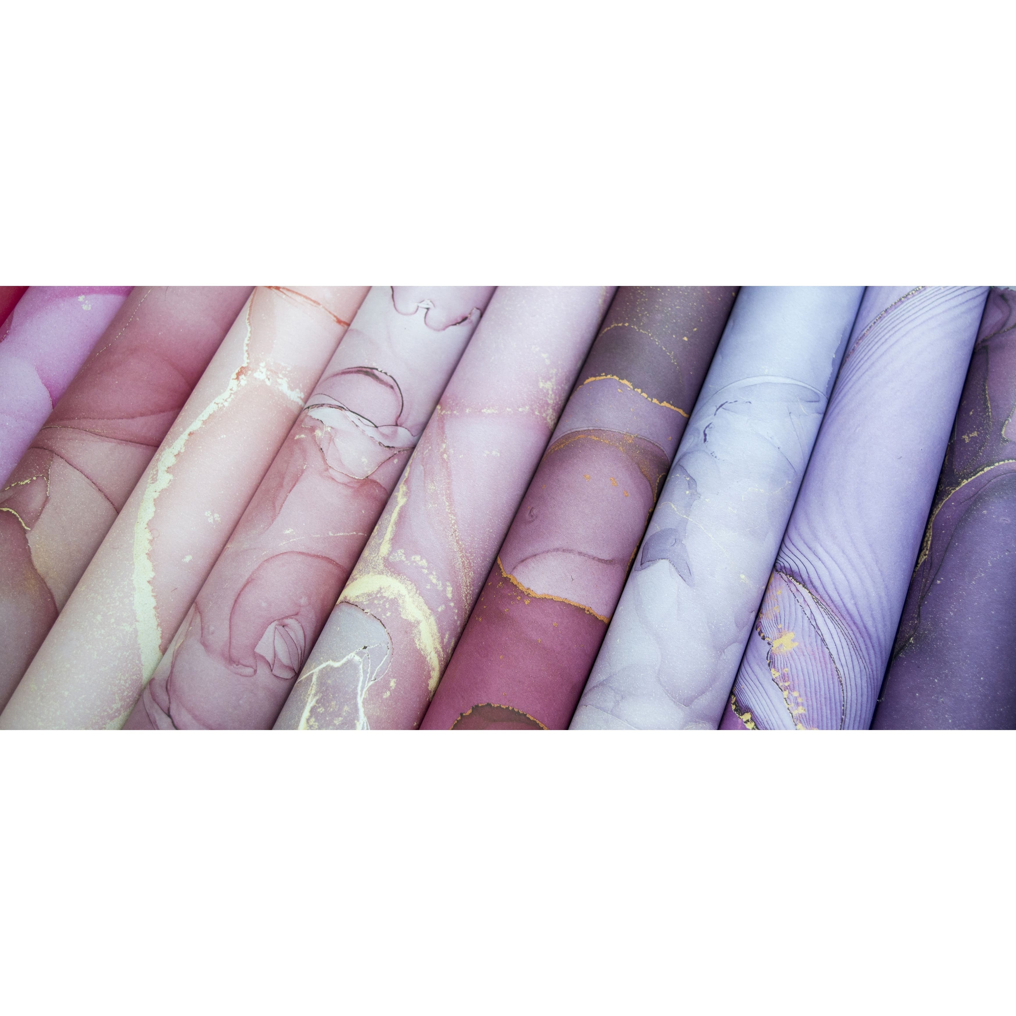 Craft Consortium Double-Sided Paper Pad 6" x 6" 40 ct. Ink Drops - Rose, 20 Designs