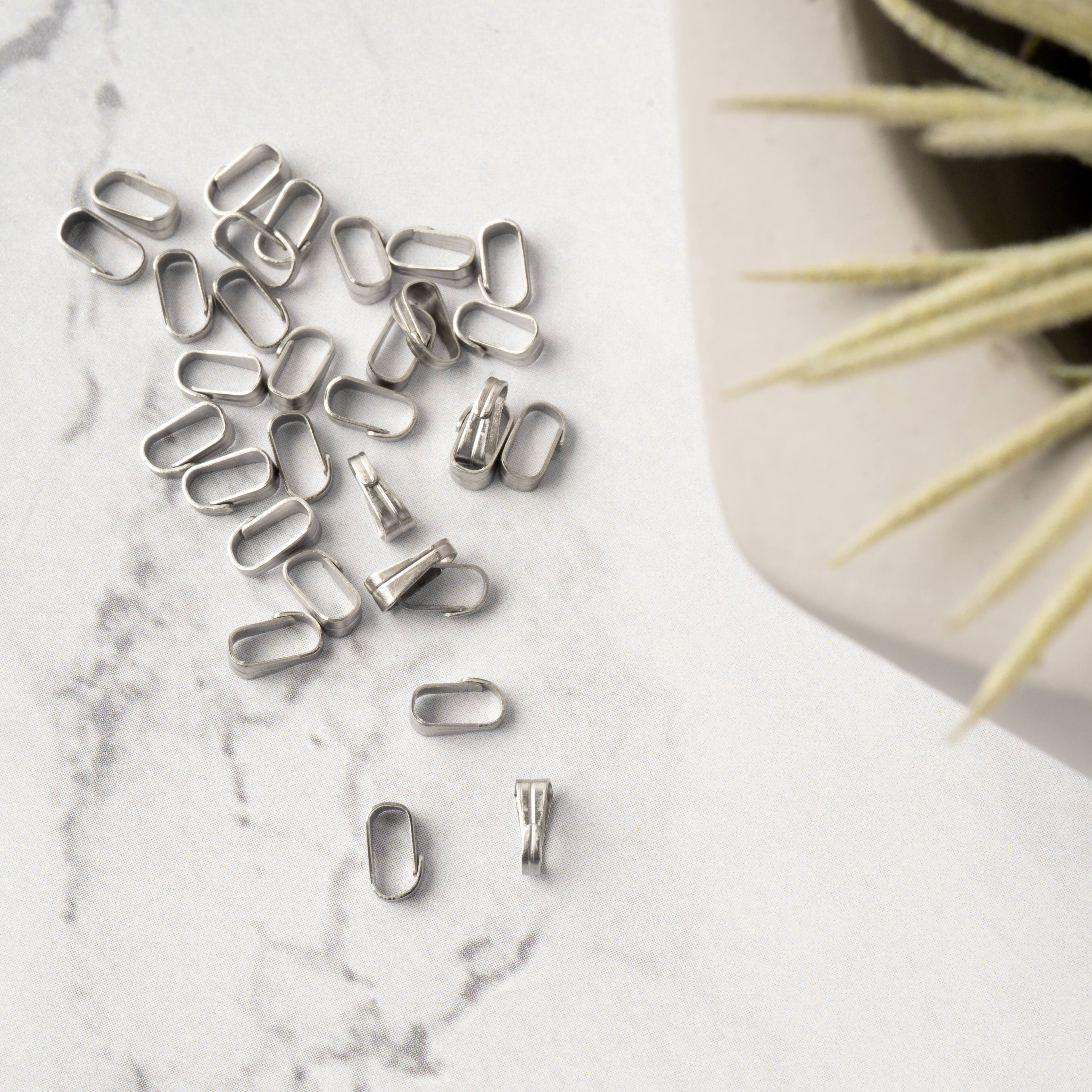 12 Packs: 30 ct. (360 total) 6mm Pinch Bails by Bead Landing™