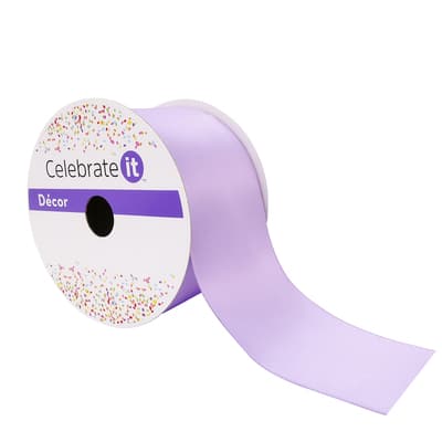 2.5" x 8.3yd. Wired Satin Ribbon by Celebrate It® image