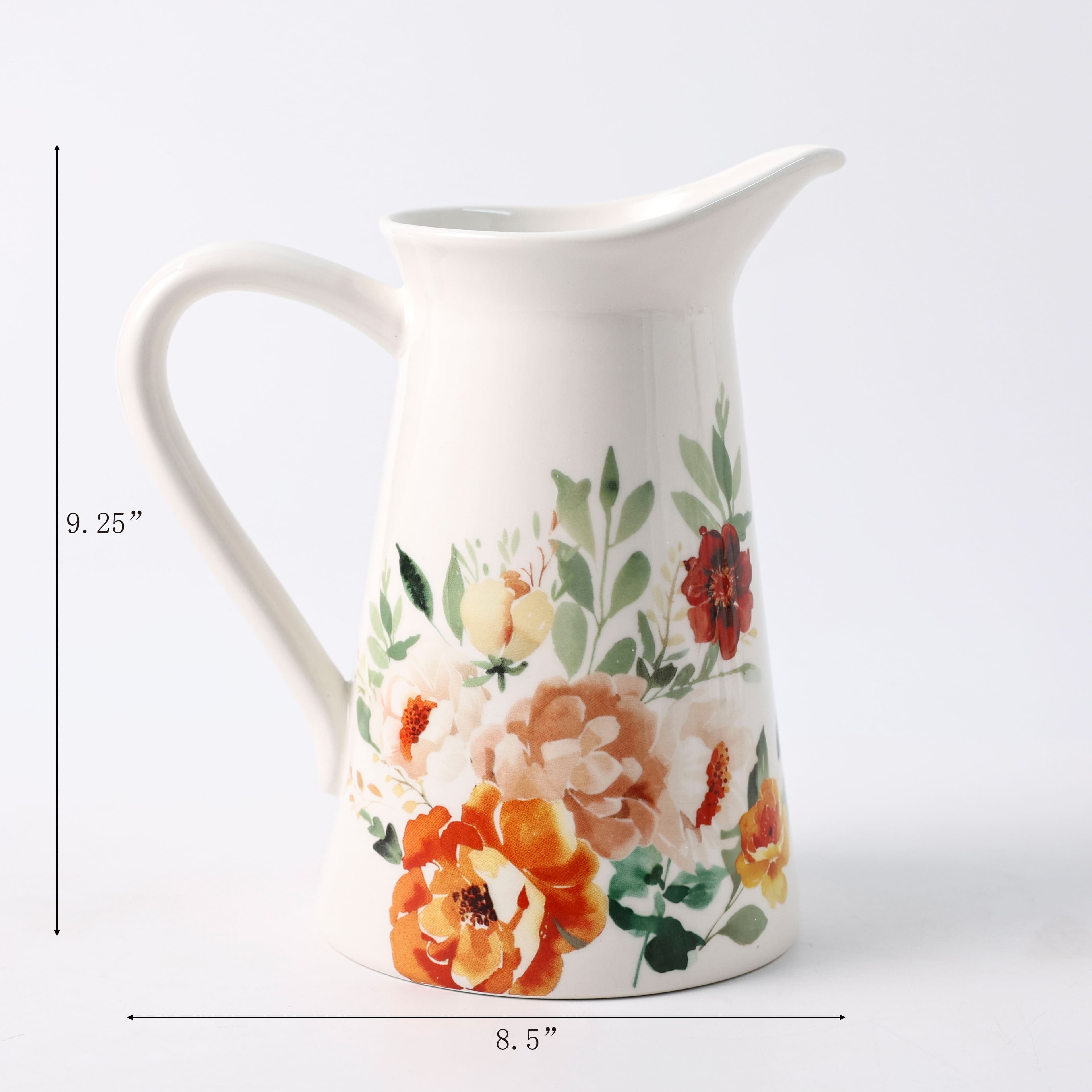 54oz. Fall Floral Ceramic Pitcher by Ashland&#xAE;
