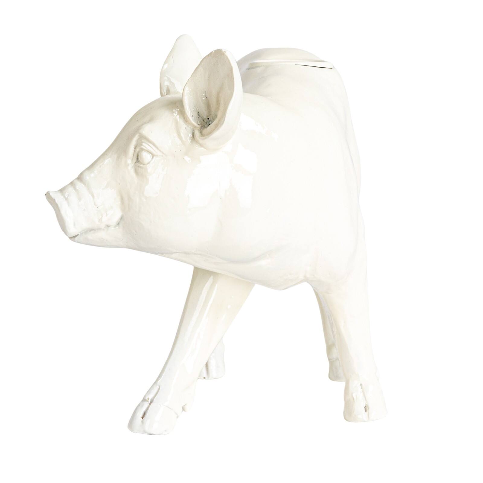 Hello Honey® 7.25" Wide Country Charm Pig Taper Candle Holder