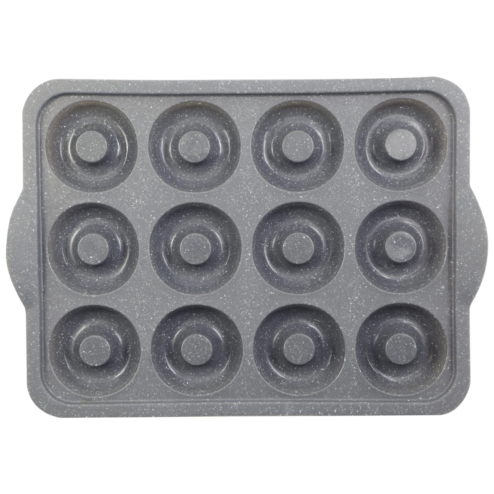 12-Cavity Metal-Reinforced Silicone Mini Donut Pan by Celebrate It®