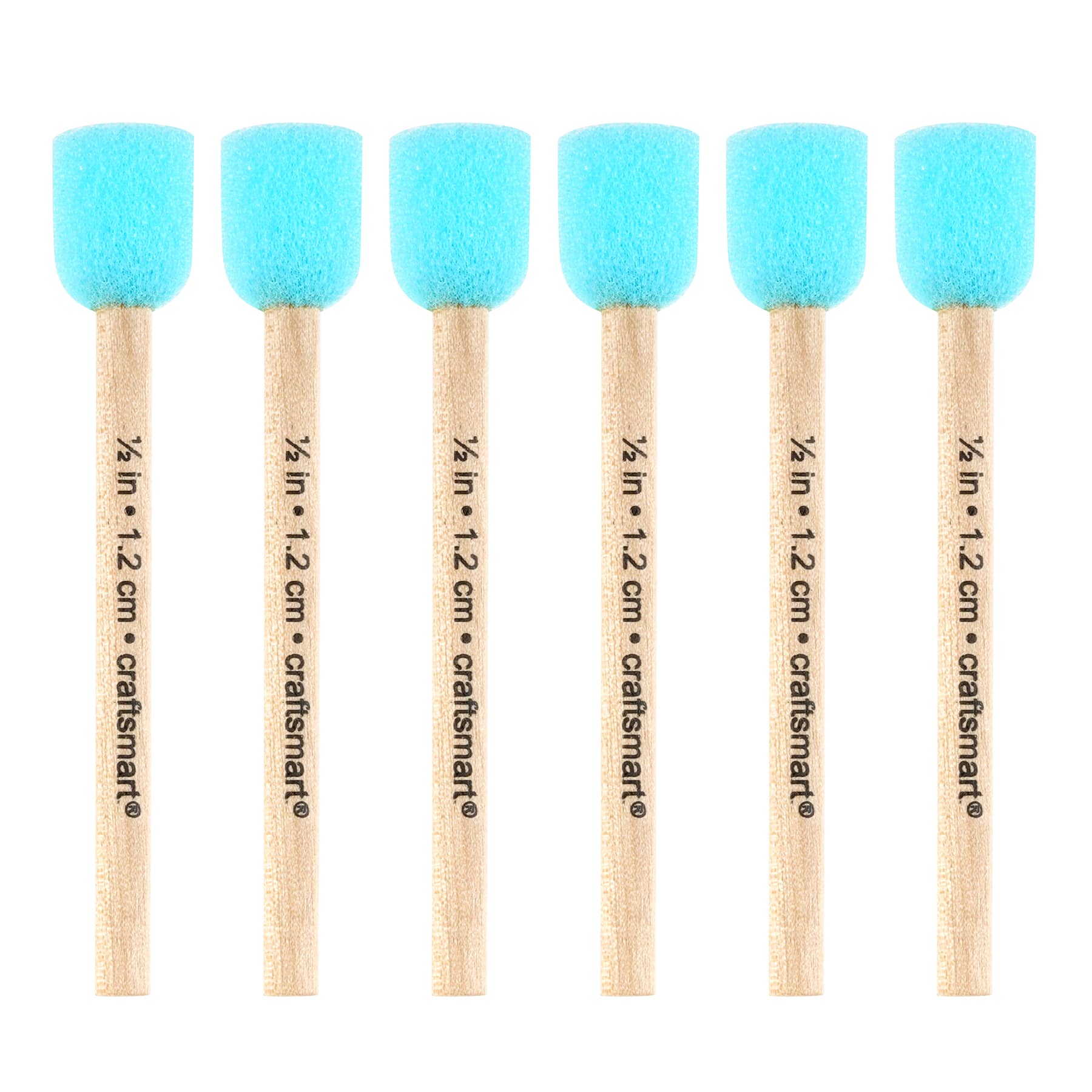 6 Pack: 1/2" Foam Stippler Set by Craft Smart®