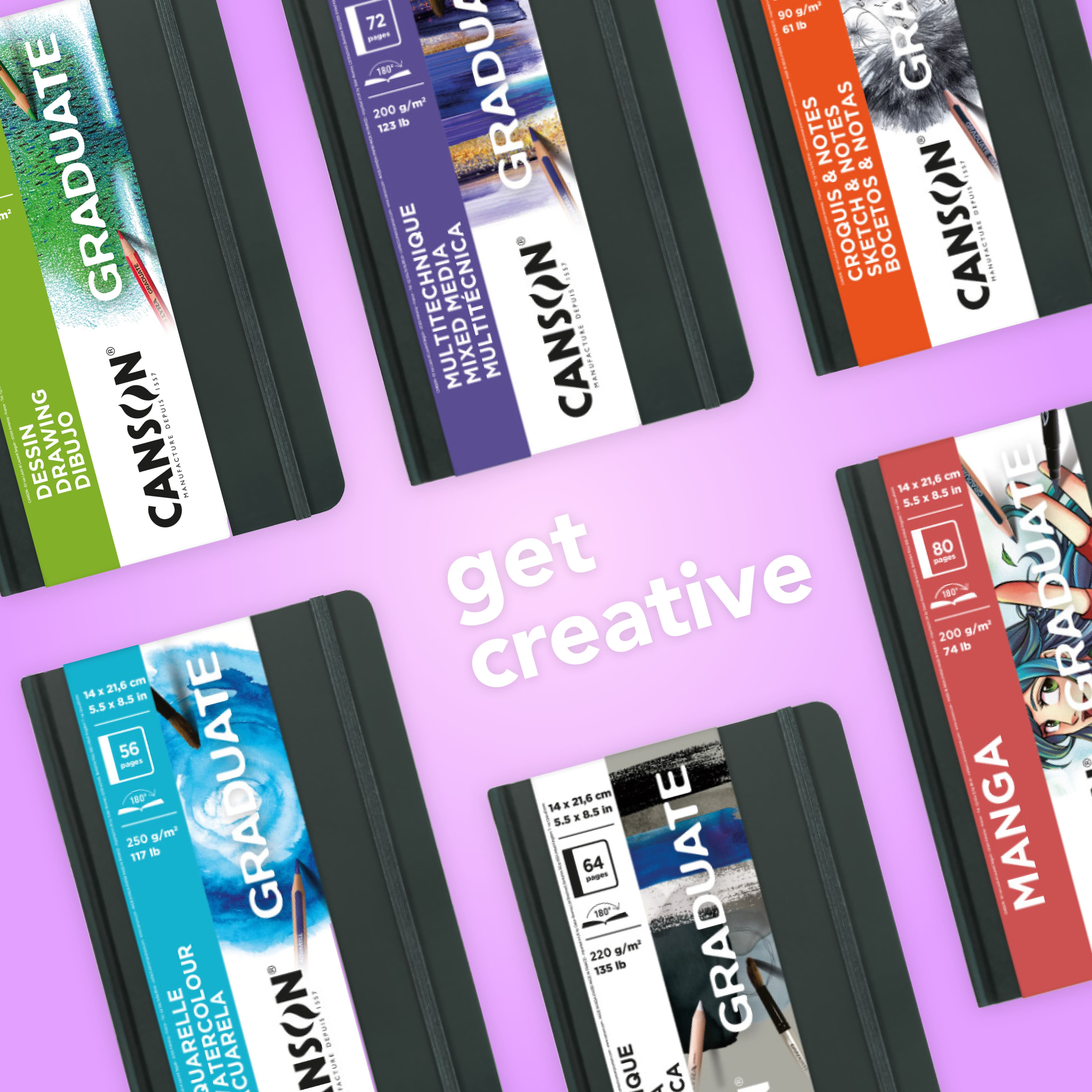 Canson® 8.5" x 11" Graduate Mixed Media Book